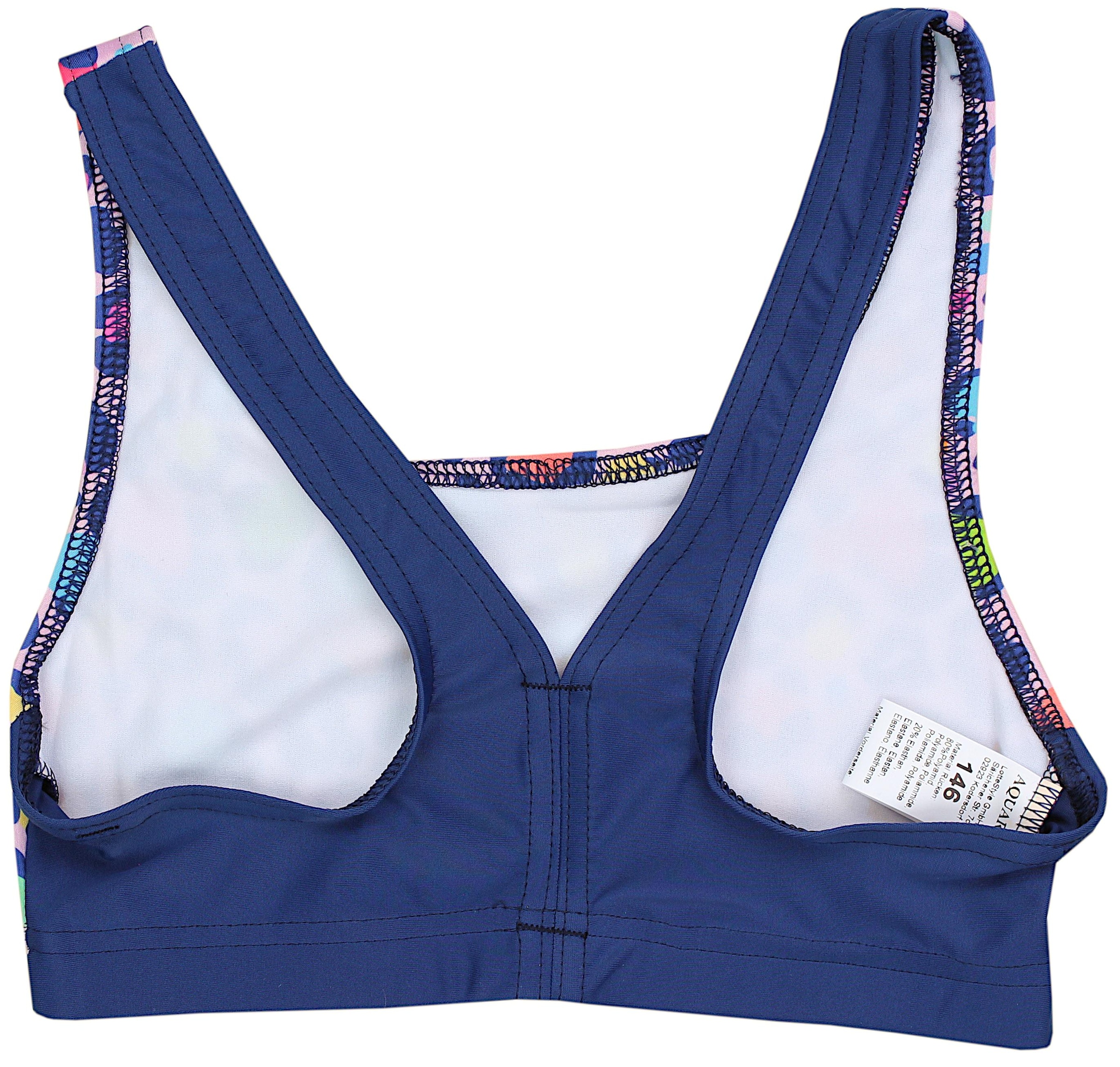 AQUARTI Bustier-Bikini »Bikini Mädchen Sport Bikini Racerback Bustier & Bikinislip«