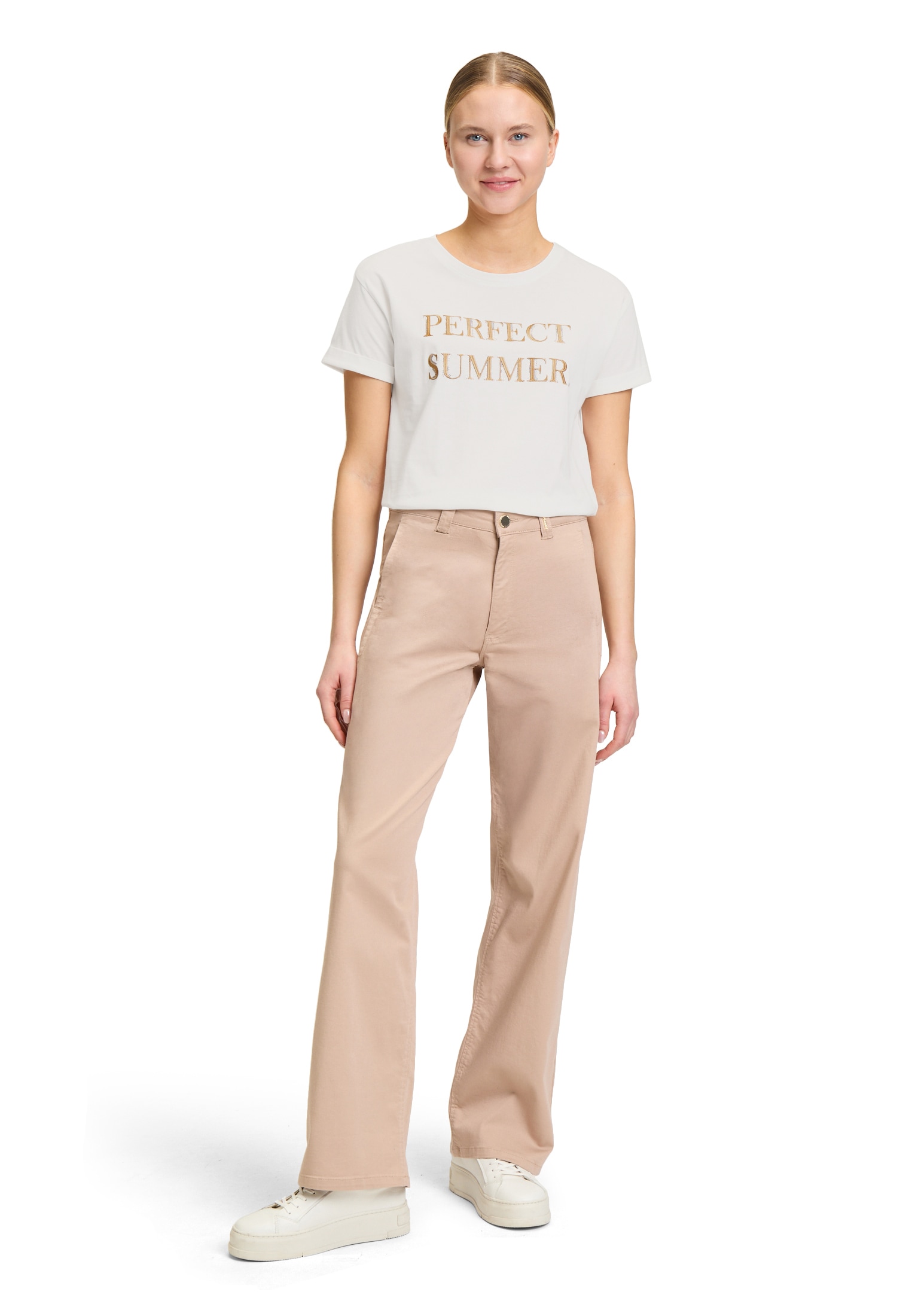 Betty&Co T-Shirt »Casual-Shirt mit Strass«