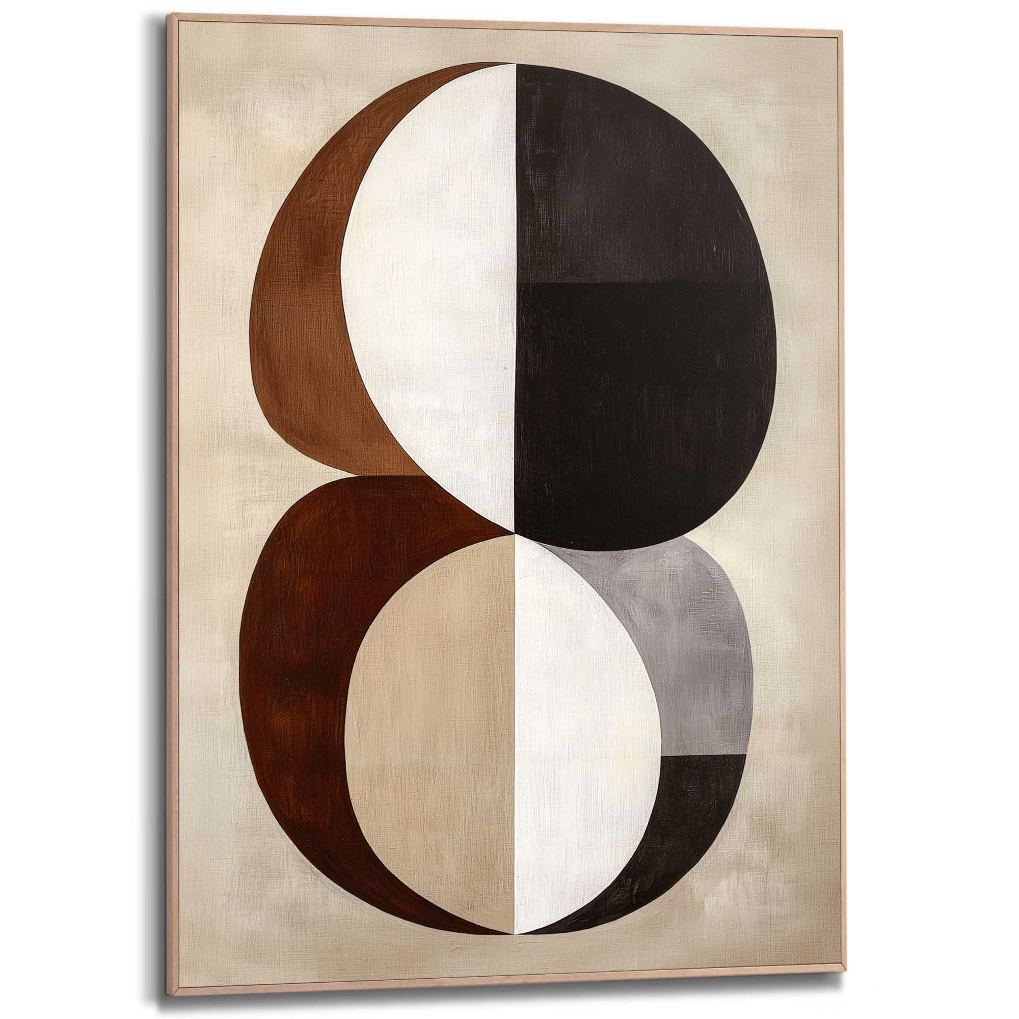 Reinders Poster "Earth Essence" Wohnzimmer - Formen - Organisch - Braun - MDF - Abstrakt - 50x70 cm