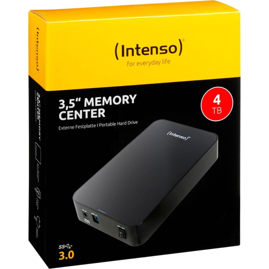 Intenso HDD-Festplatte »Memory Center«, 3,5 Zoll, Anschluss USB 3.0