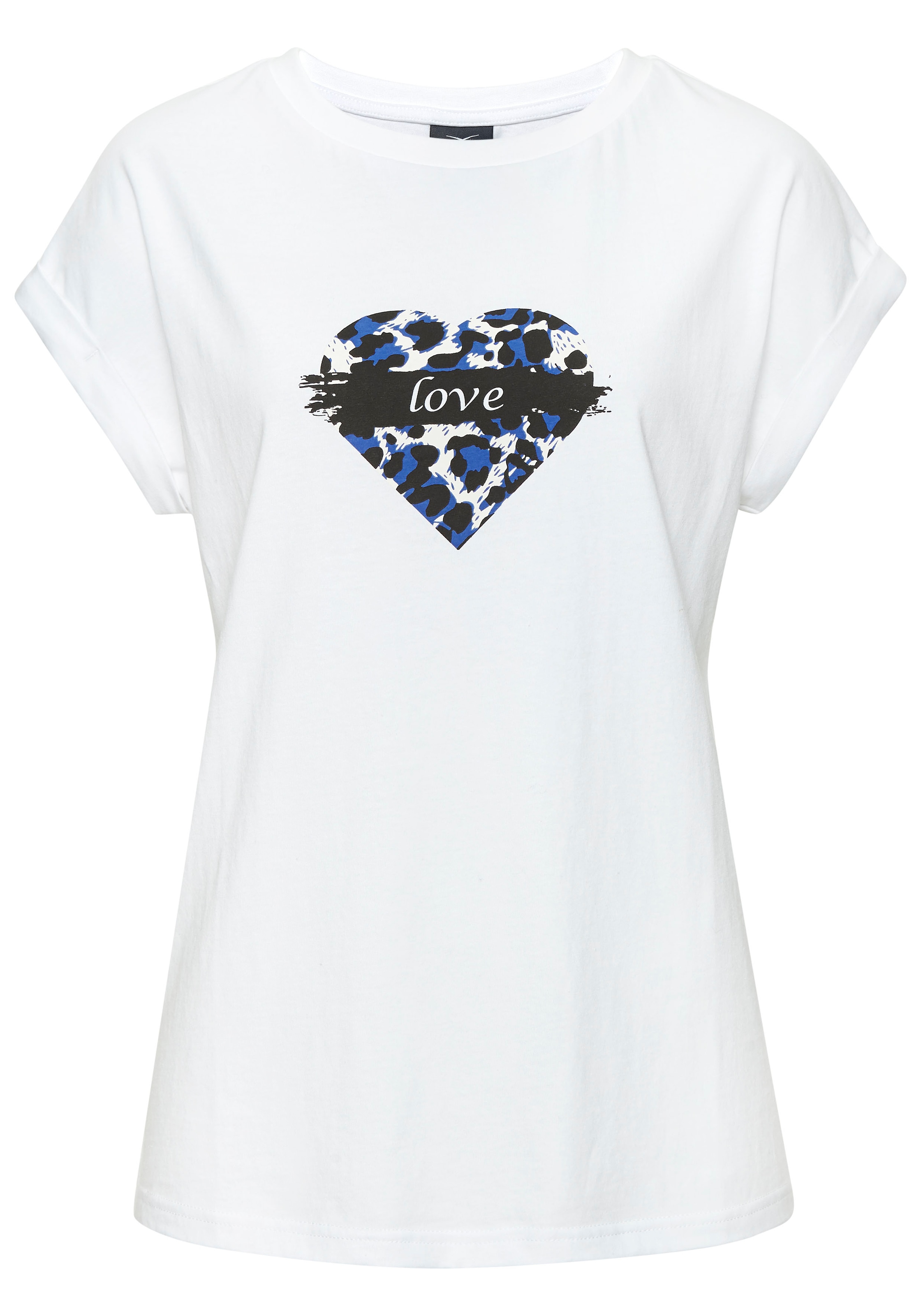 LASCANA Print-Shirt, aus Baumwolle, Damen T-Shirt, Basic