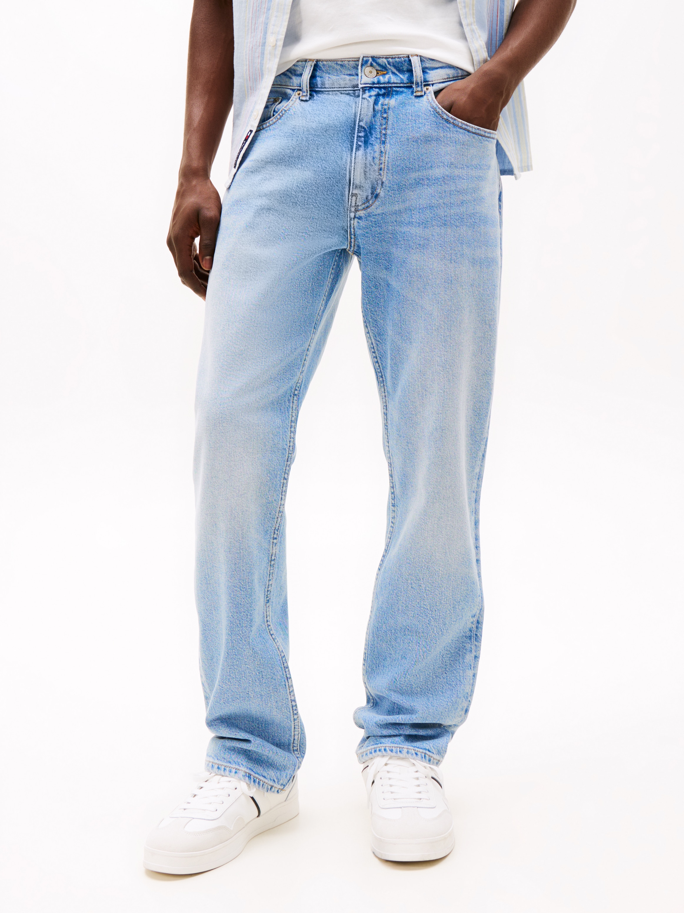 Tommy Jeans Slim-fit-Jeans »Ryan Regular Slim Straight« Slim‑Straight‑Jeans aus hochwertigem Denim regulärer Leibhöhe