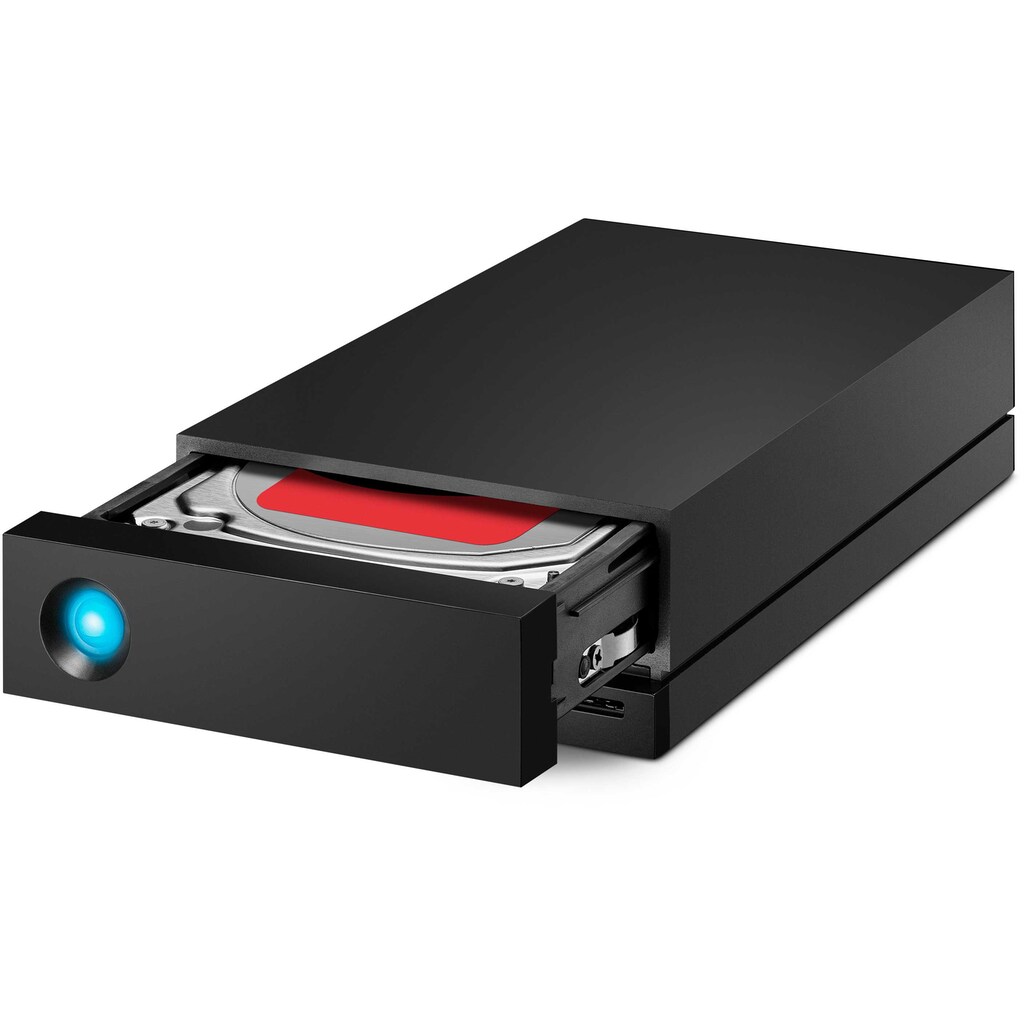 LaCie HDD-NAS-Festplatte »1big Dock«, Anschluss Thunderbolt 3-DisplayPort-SD-/CF-Kartensteckplätze-USB