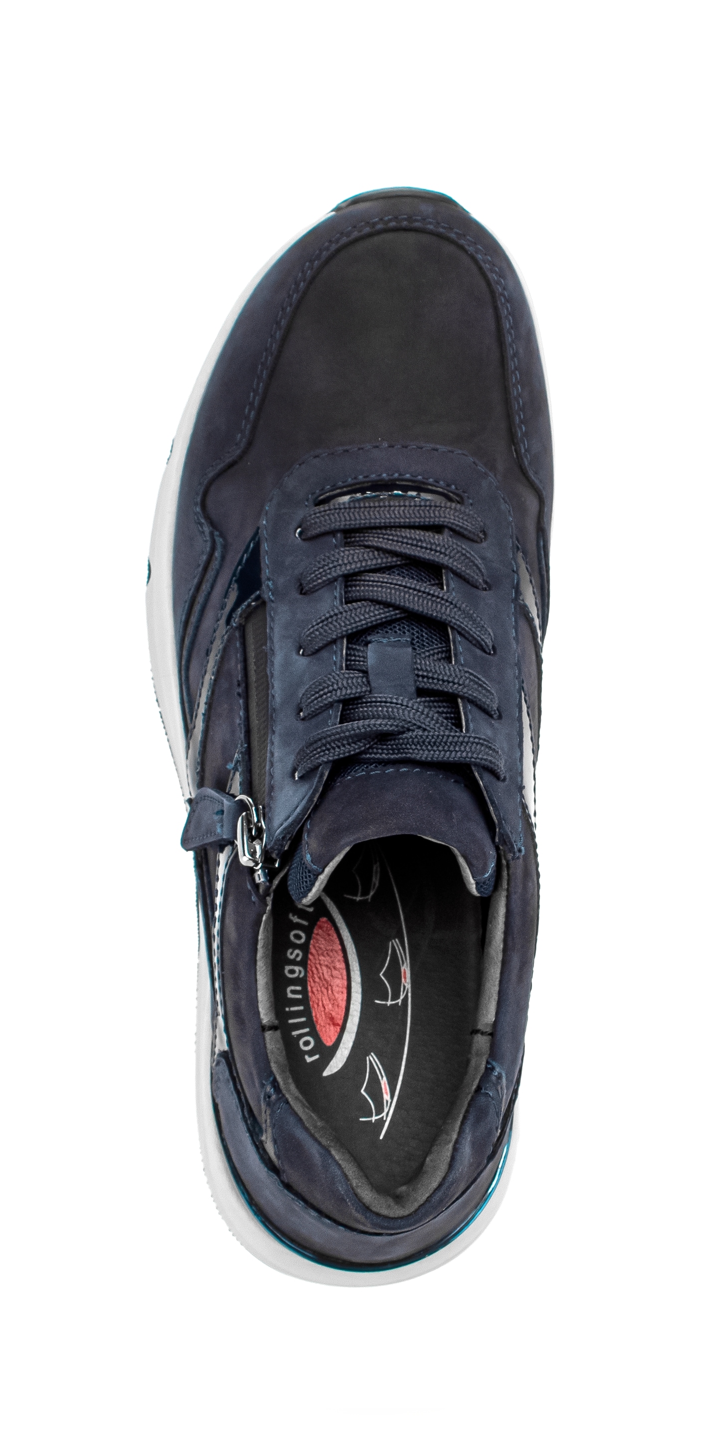 rollingsoft Plateausneaker  , Schnürschuh, Halbschuh mit der typischen rollingsoft-Laufsohle