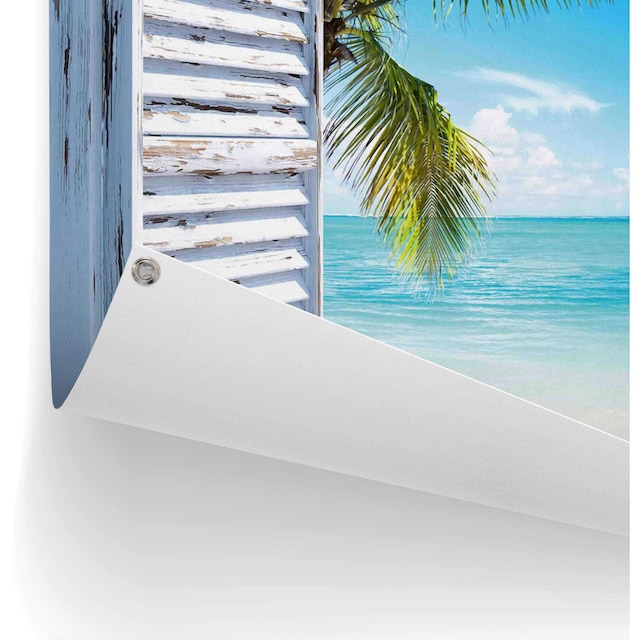 Reinders! Poster »Strandfenster«, leichtes und wasserfestes Gartenposter  für den Außeneinsatz bequem kaufen