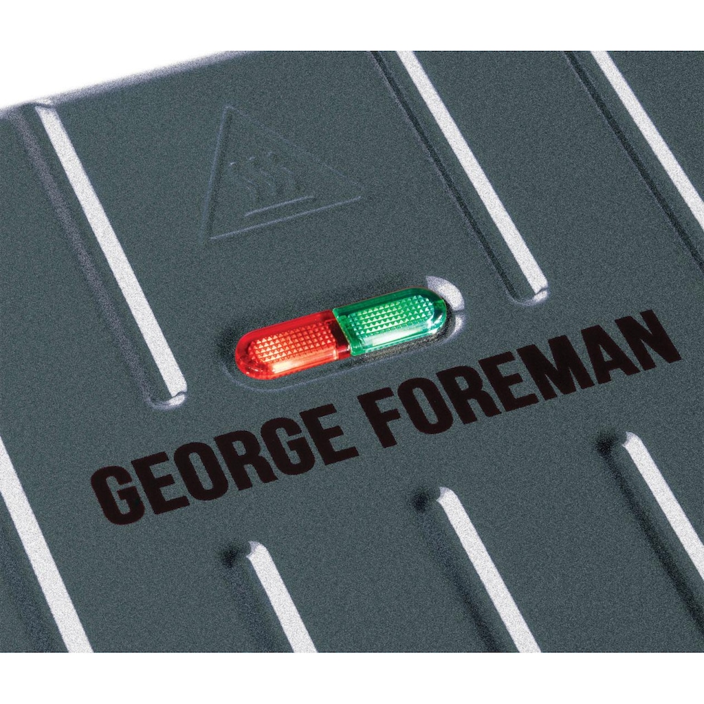 George Foreman Kontaktgrill »Steel Family Fitnessgrill 25041-56 Grau«, 1650 W
