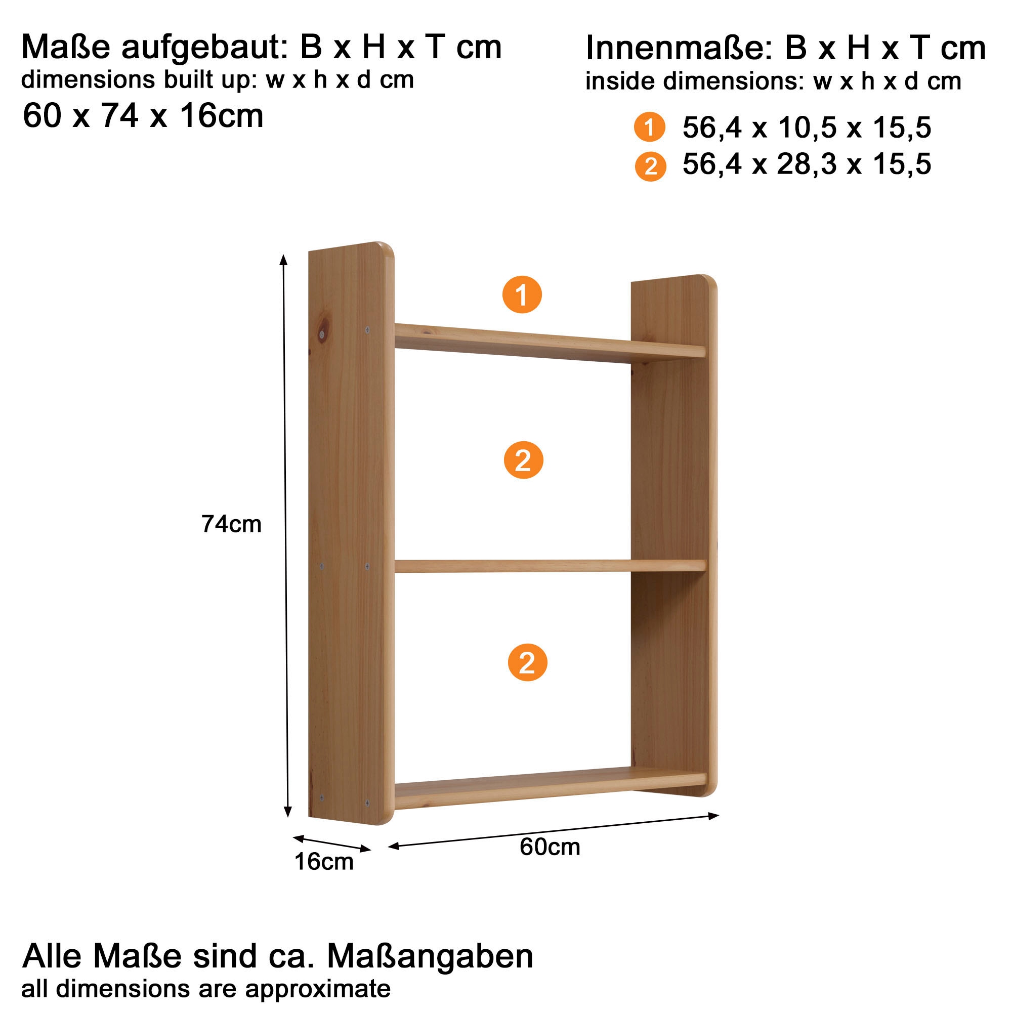 INTER-FURN Wandregal »Mestre«, Tolle Erweiterung der Interfurn Mestre Möbel