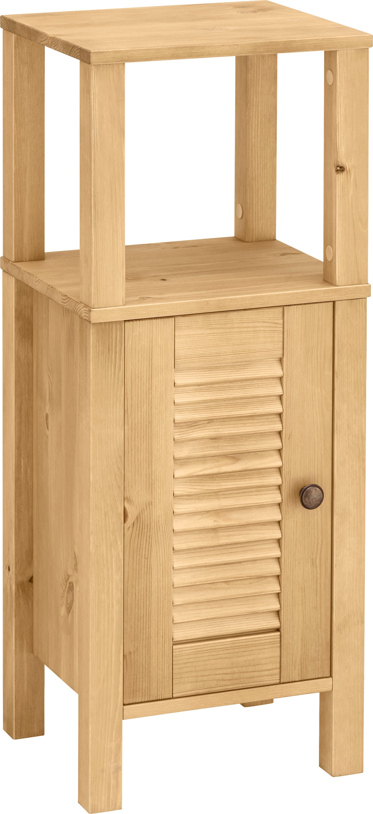 OTTO home Unterschrank "Ayanna" aus Massivholz, FSC, Lamellenfront, Breite 34 cm