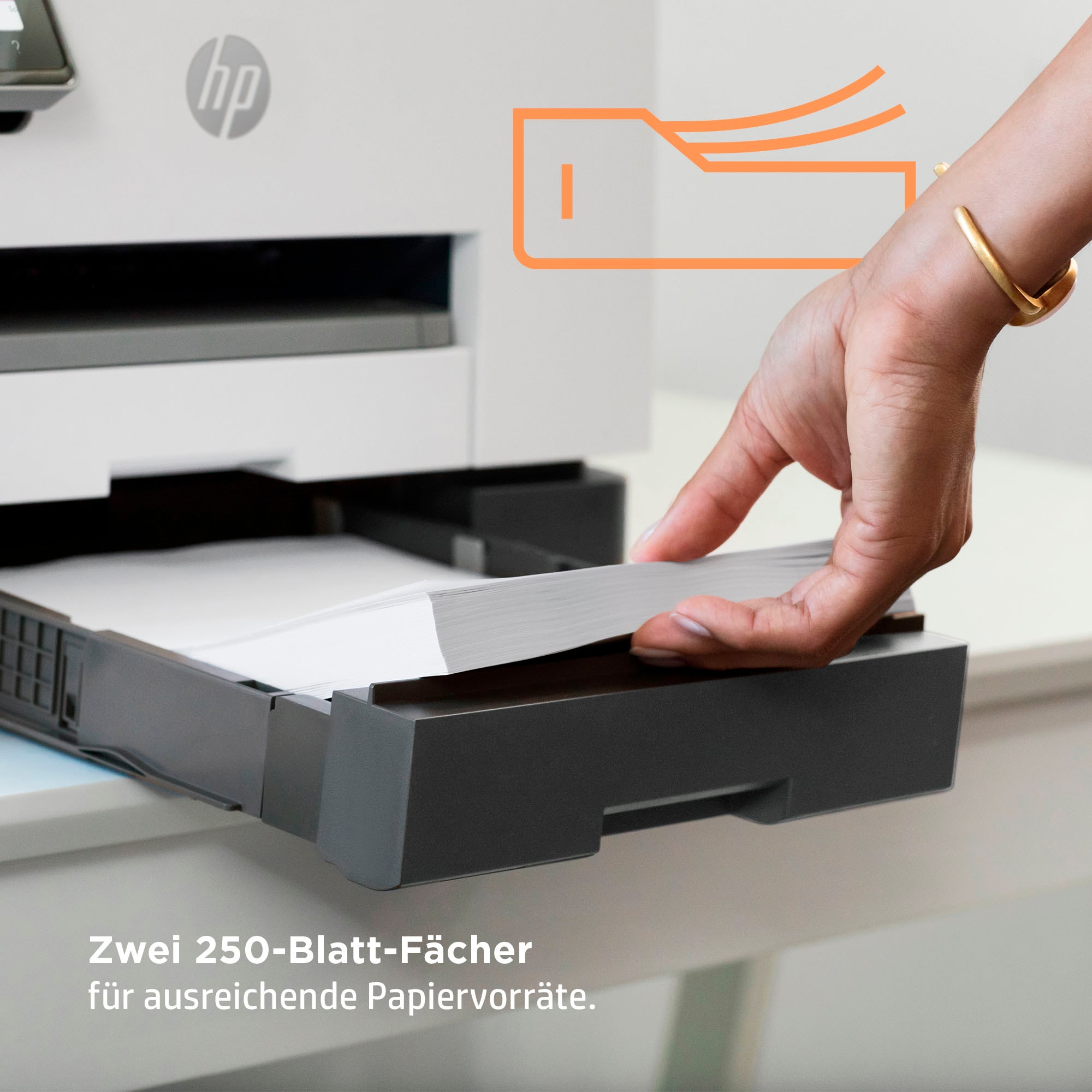 HP Multifunktionsdrucker »OfficeJet ➥ Instant Pro AiO color«, kompatibel Garantie XXL | HP+ A4 3 Ink UNIVERSAL Jahre 9022e