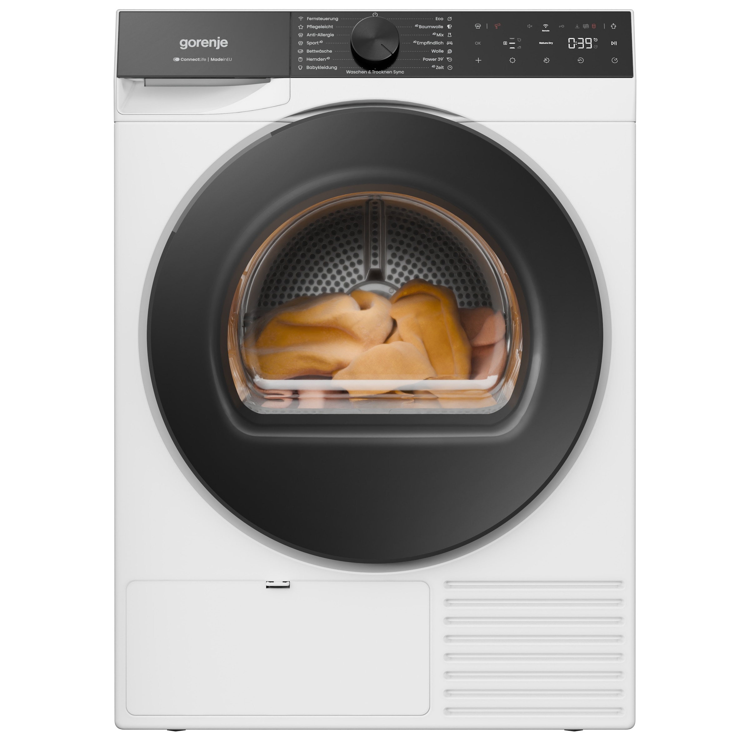 GORENJE Wärmepumpentrockner »D5G69BP« G600 NatureDry Schonung | FastDry Pro 39 | Knitterschutz