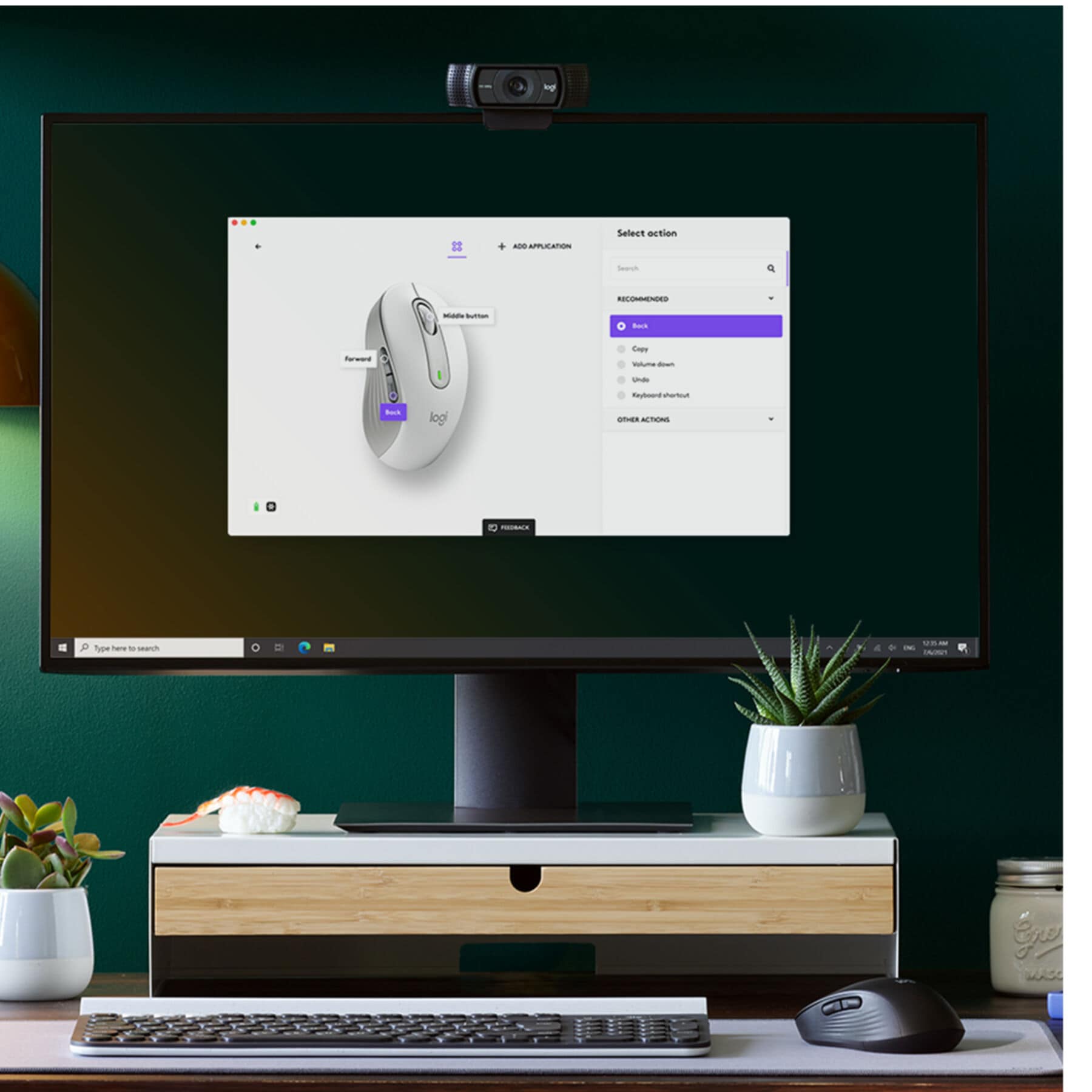 Logitech Maus »Signature M650«, RF kabellos + Bluetooth