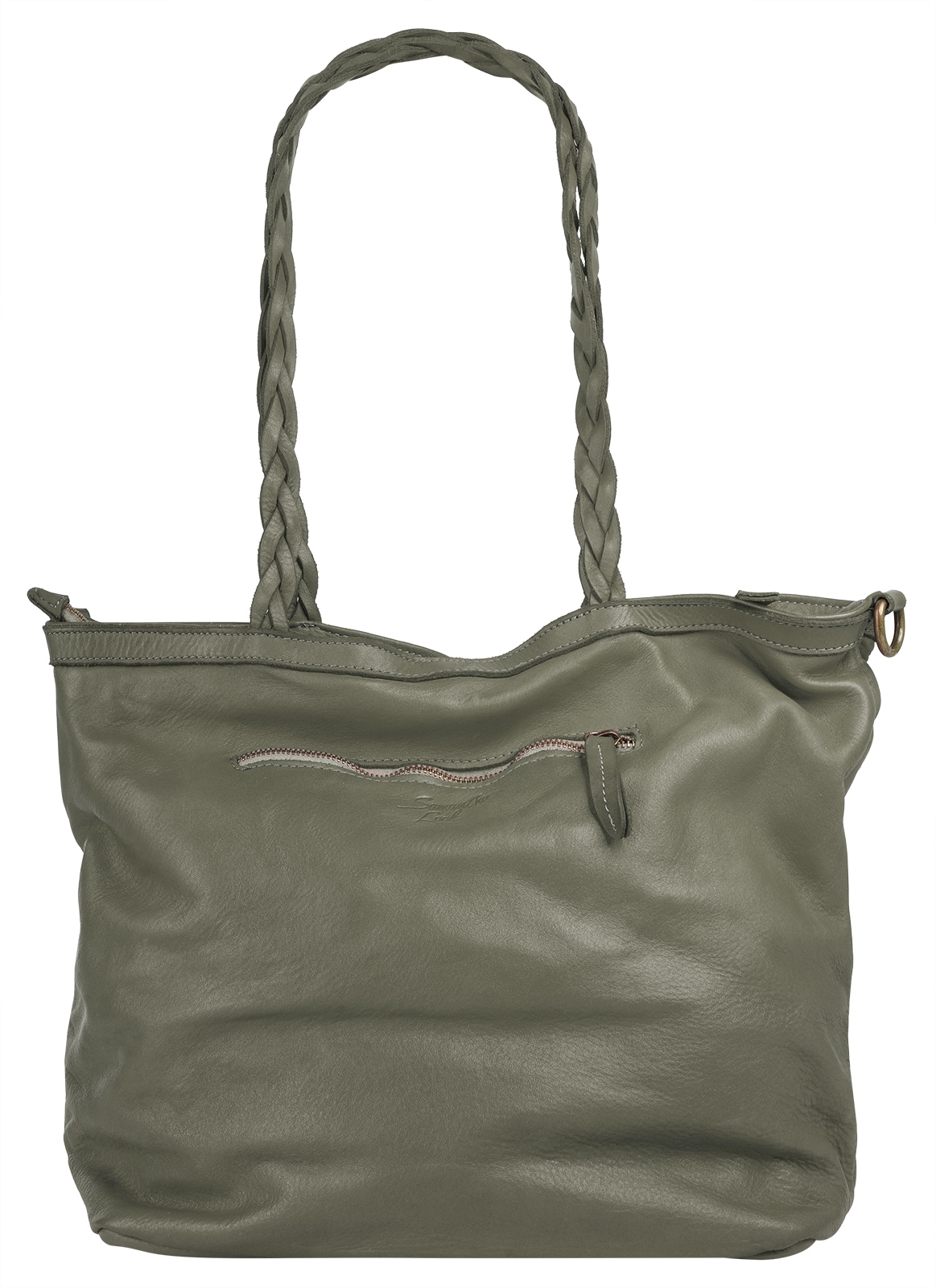 Samantha Look Shopper echt Leder, Made in Italy