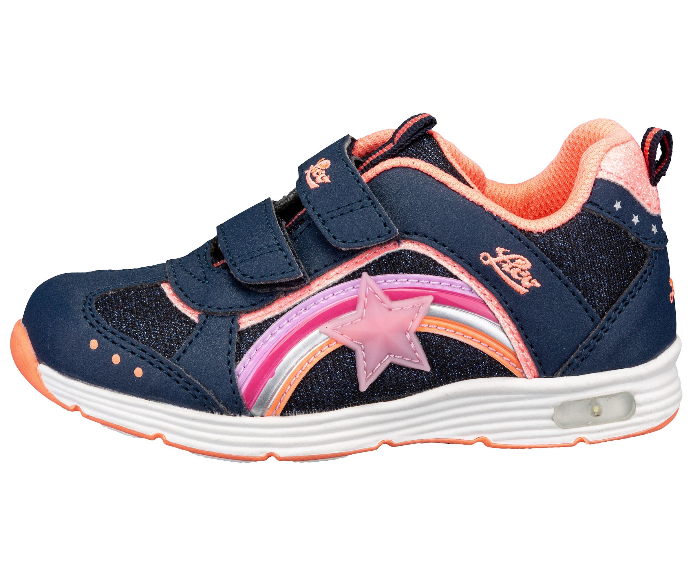 Lico Klettschuh »Freizeitschuh Rainbow V Blinky«