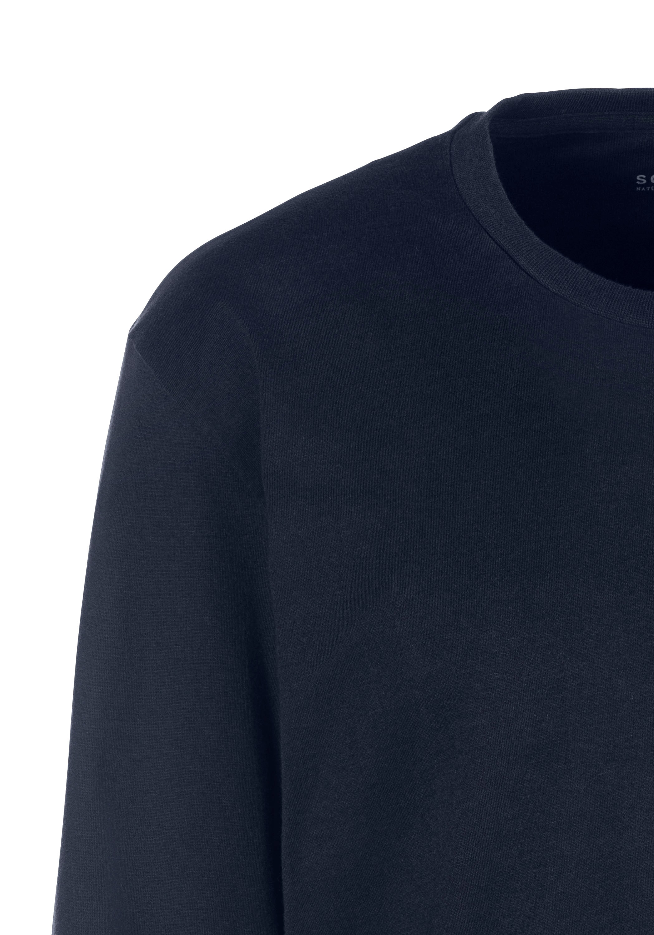 Schiesser Pyjama »"Ebony"«, (2 tlg.), mit rundem Halsausschnitt