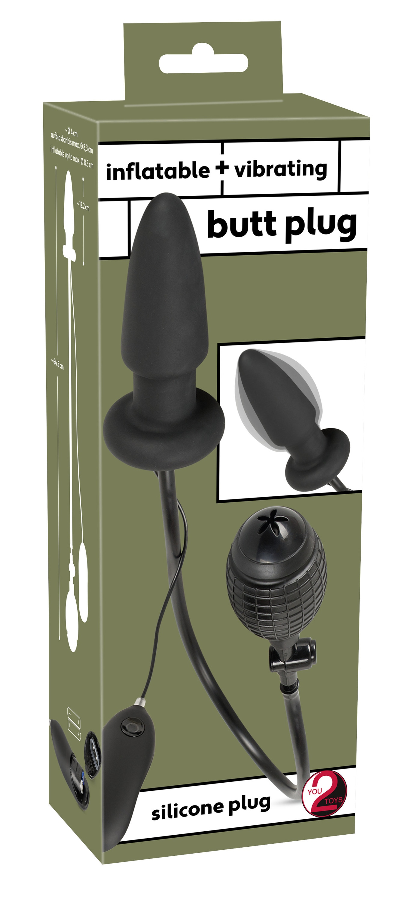 You2Toys Anal-Stimulator »aufblasbarer Analplug Inflatable Vibrating Butt Plug« ()