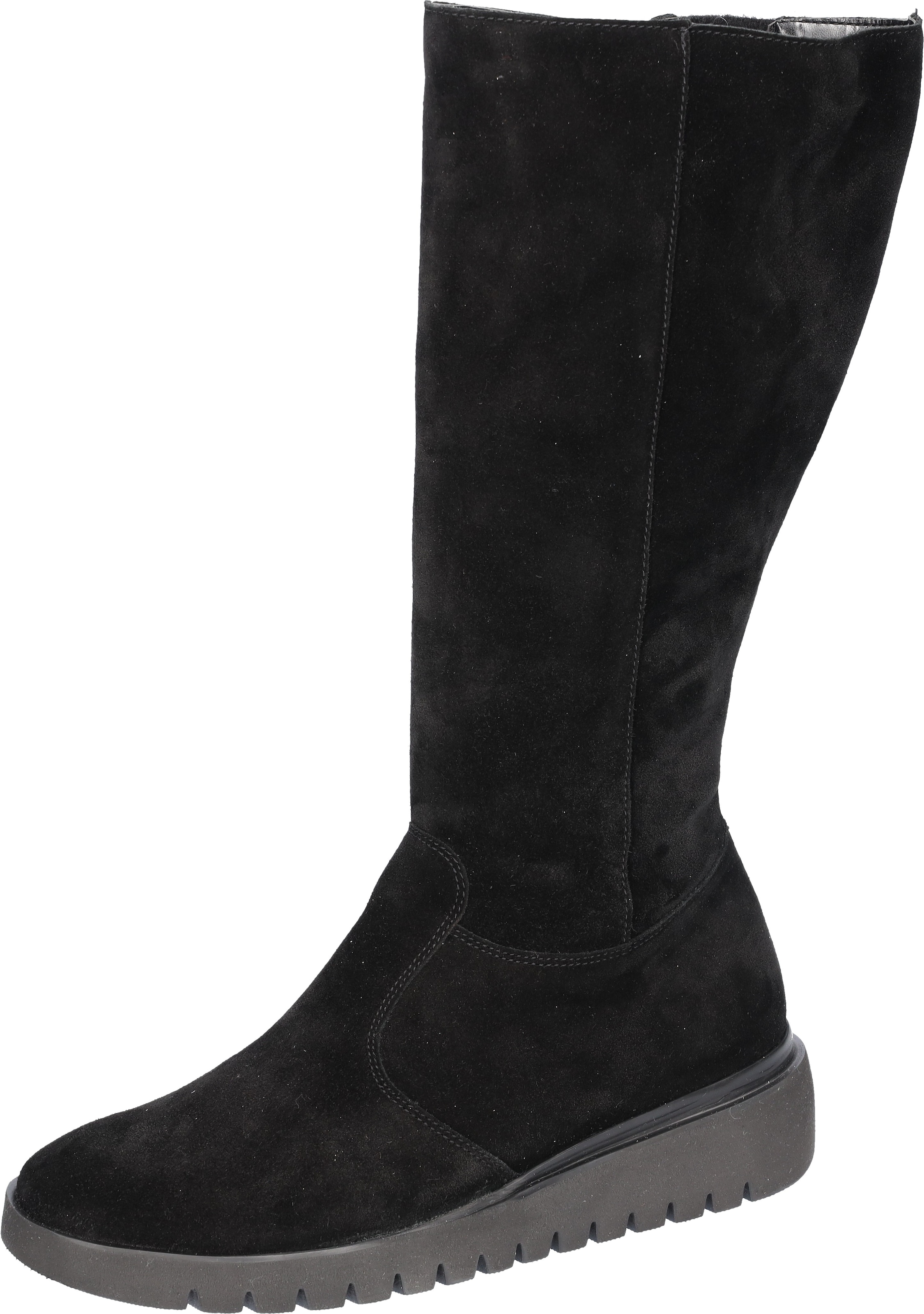 Waldläufer Winterstiefel »H-FLORENZ«, Langschaftstiefel, Reißverschlussstiefel, mit Stretcheinsatz