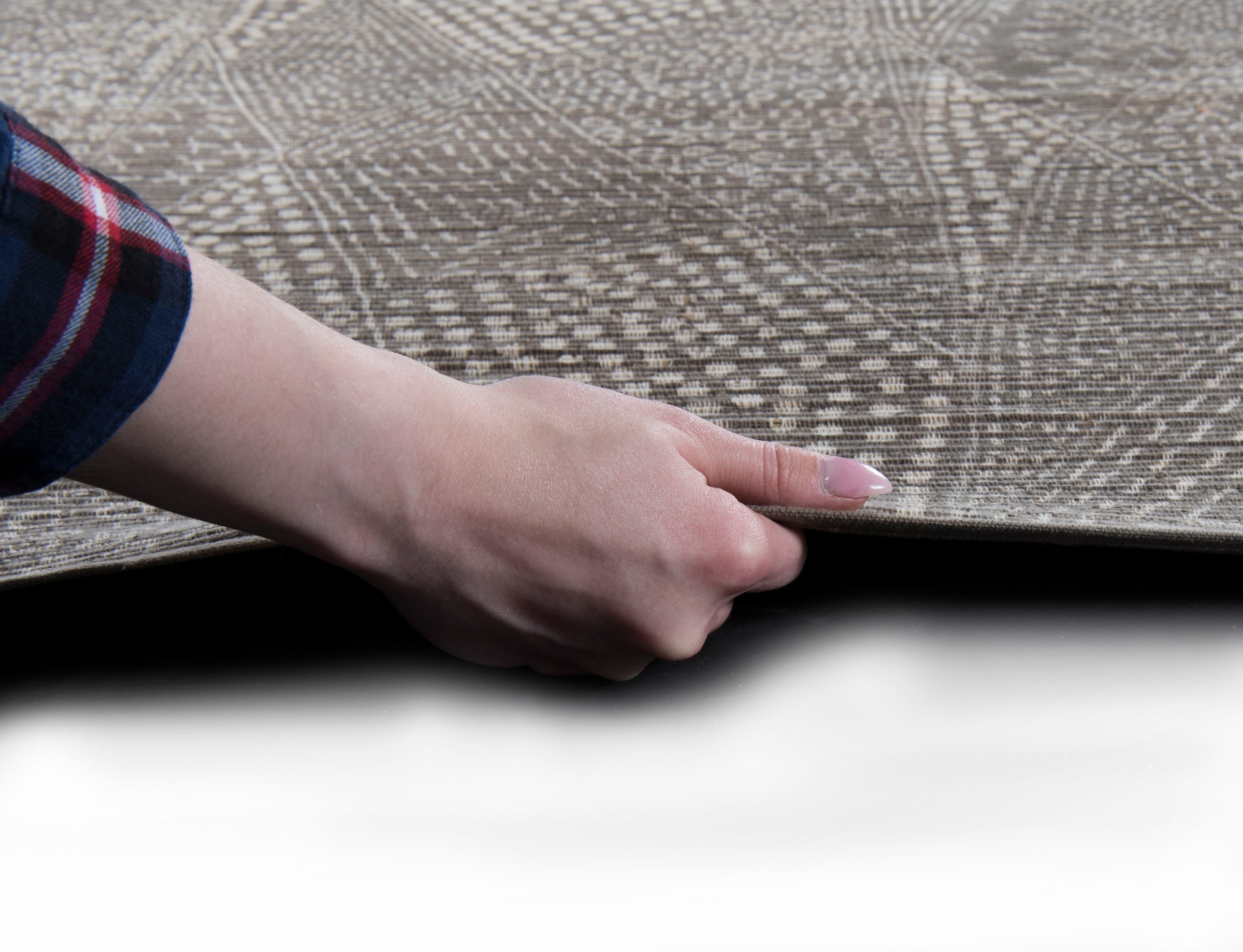 DIE HAUSKUNST Teppich »Chiya Tiama 2« rechteckig 4 mm Höhe Flachgewebe, handgewebt, mit Fransen