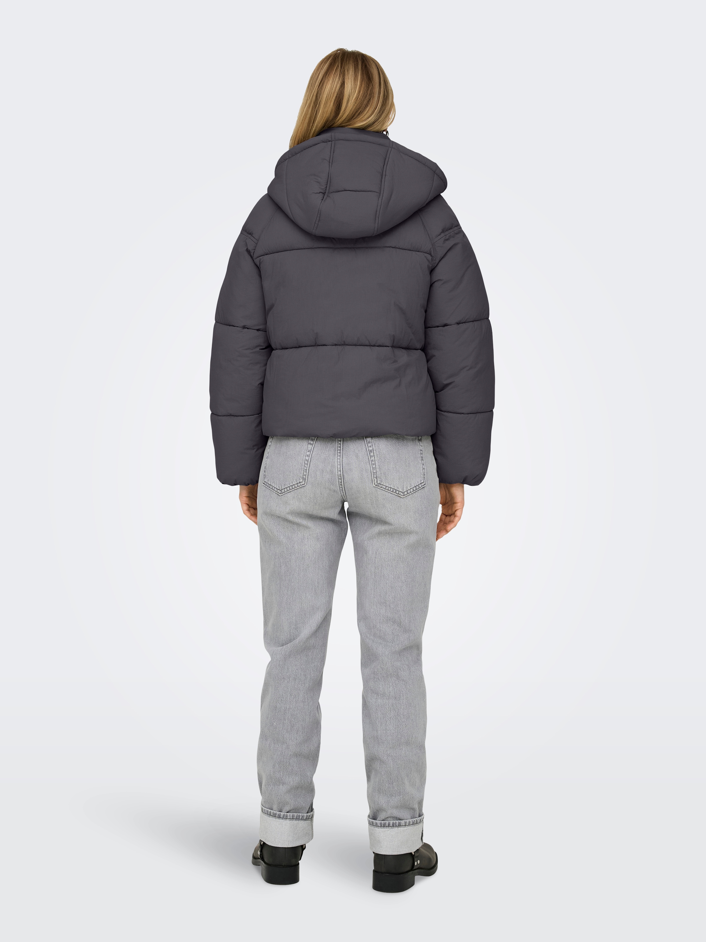 ONLY Steppjacke »ONLHOPE SHORT PUFFER JACKET CC OTW« mit Kapuze