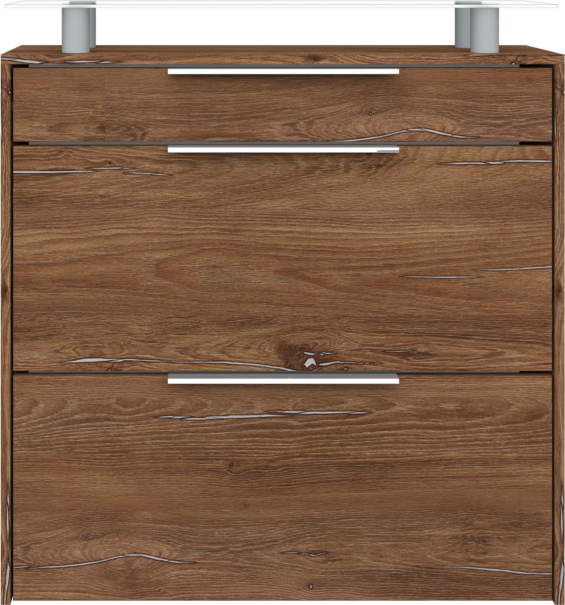 borchardt Möbel Schuhschrank »Oliva«, Breite 89 cm, hängend, mit 2 Doppeltrommel und 1 Schubkasten