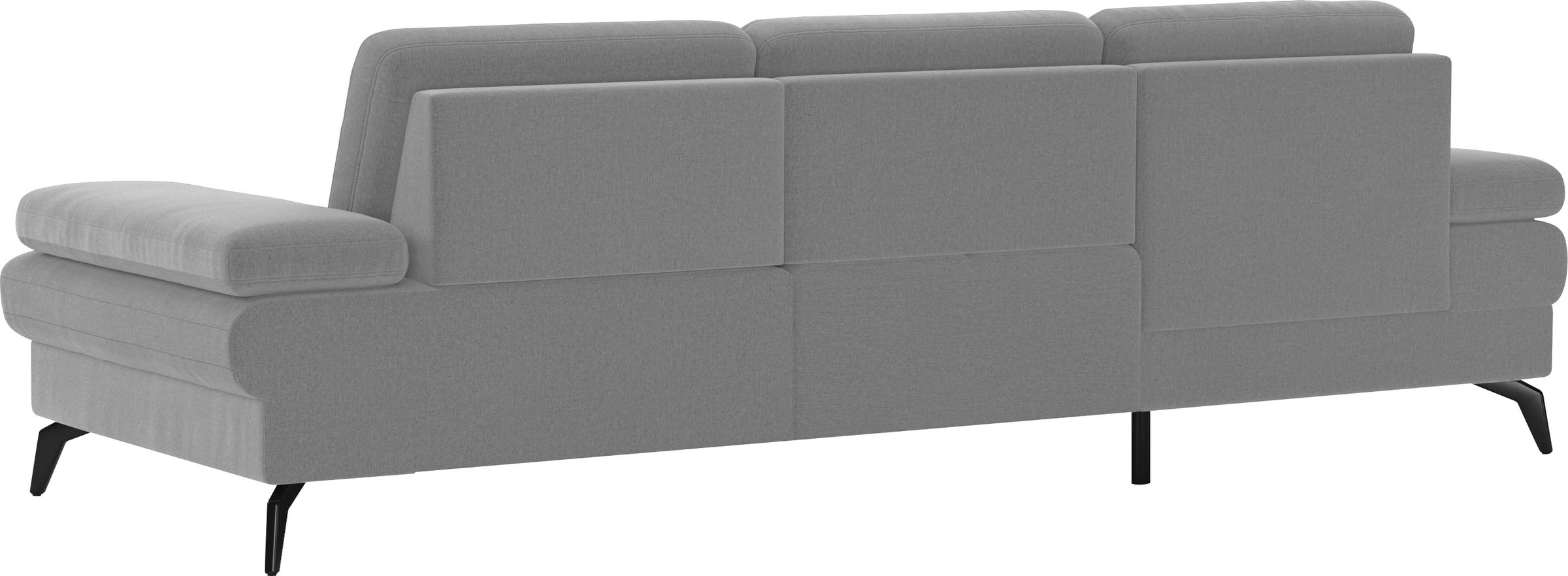 sit&more Ecksofa »Morris L-Form, inkl. Sitztiefenverstellung«, wahlweise mit Armteilverstellung, Bettfunktion & Bettkasten