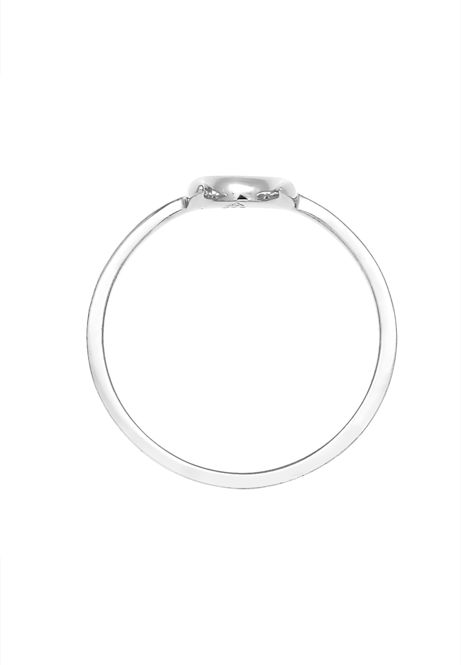 Elli Silberring »Ring Halbmond Mond Astro Basic 925 Silber«