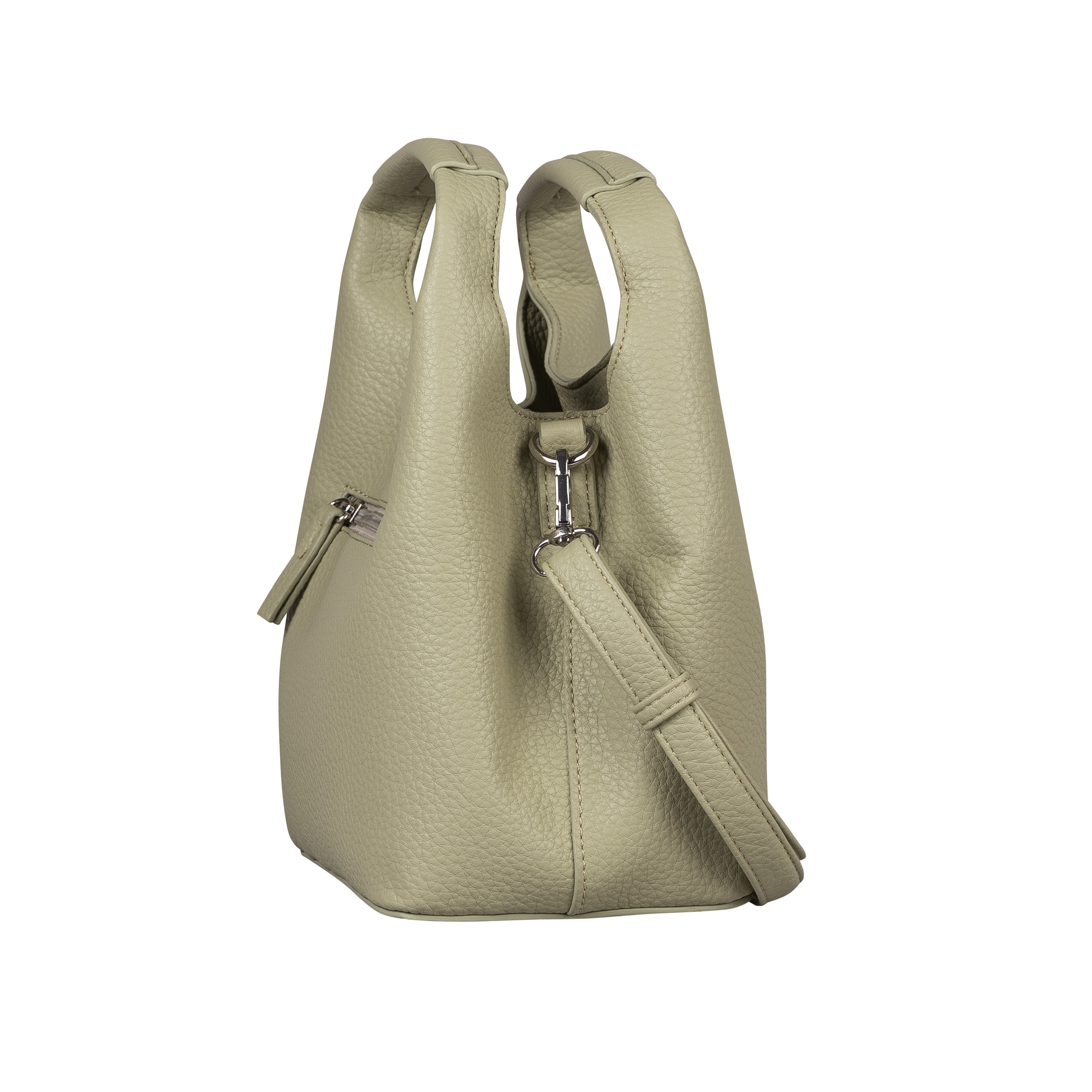 TOM TAILOR Denim Hobo »Luara«, aus genarbtem Lederimitat ina aktuellen Trendfarben
