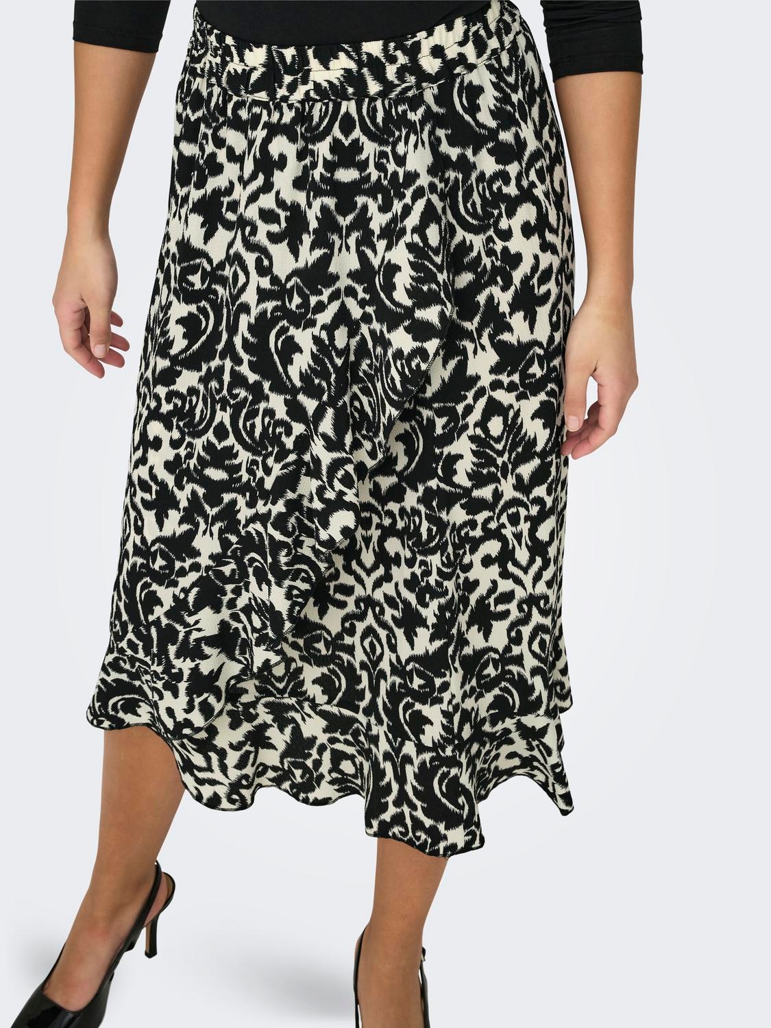 ONLY Wickelrock »ONLCARLY FLOUNCE LONG SKIRT«