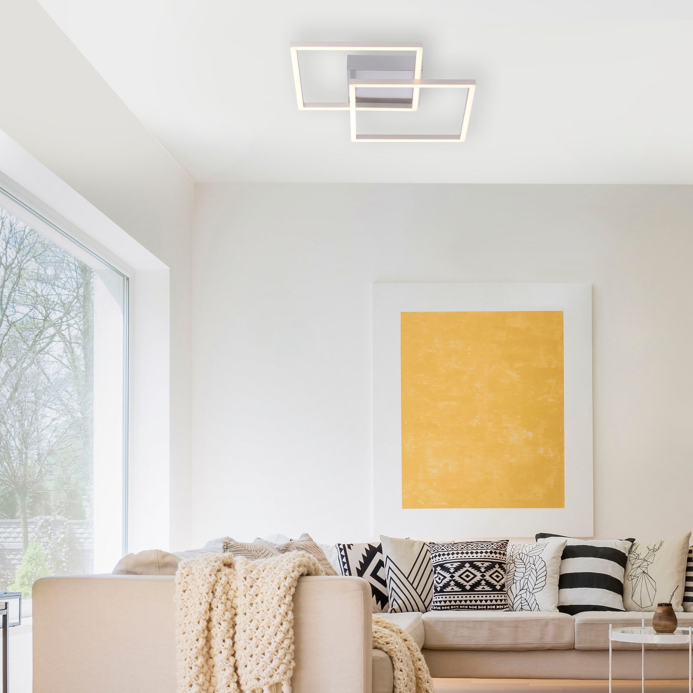 JUST LIGHT Deckenleuchte »IVEN«, 2 flammig, Leuchtmittel LED-Board | LED fest integriert, LED
