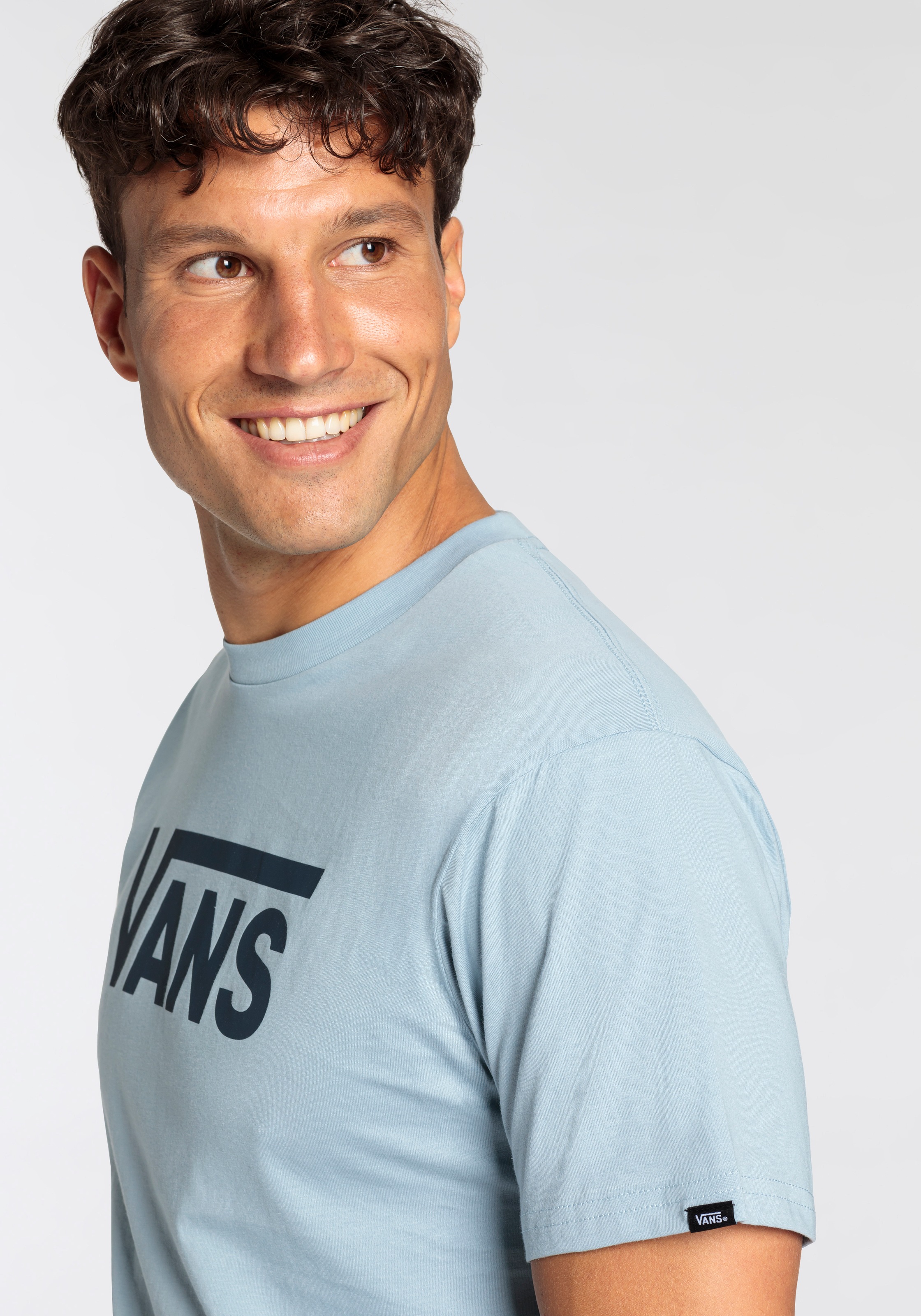 Vans T-Shirt »MN VANS CLASSIC«, Basic T-Shirt mit großem Logoprint