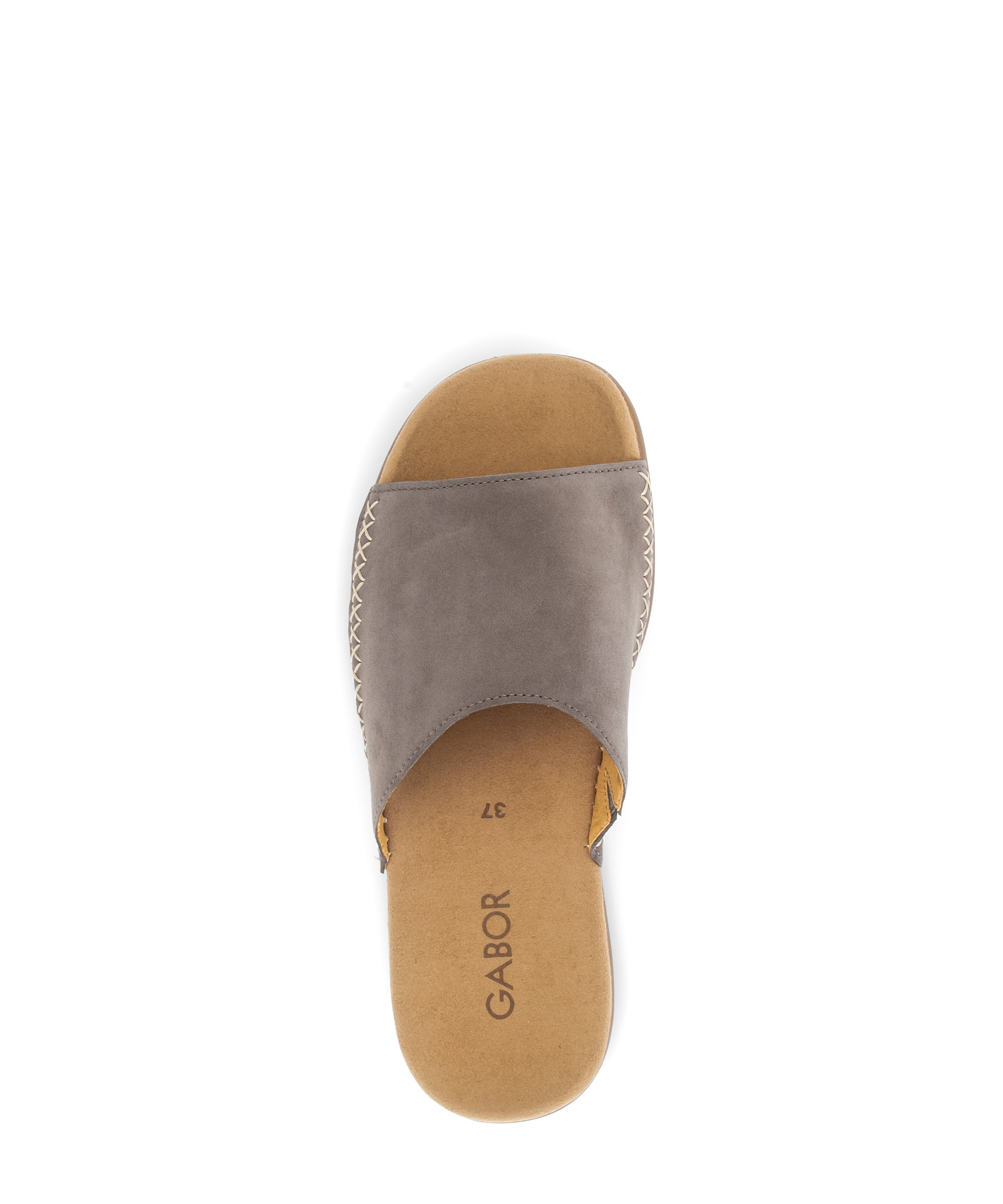 Gabor Pantolette  Sommerschuh, Schlüpfschuh mit Kontrastnähten