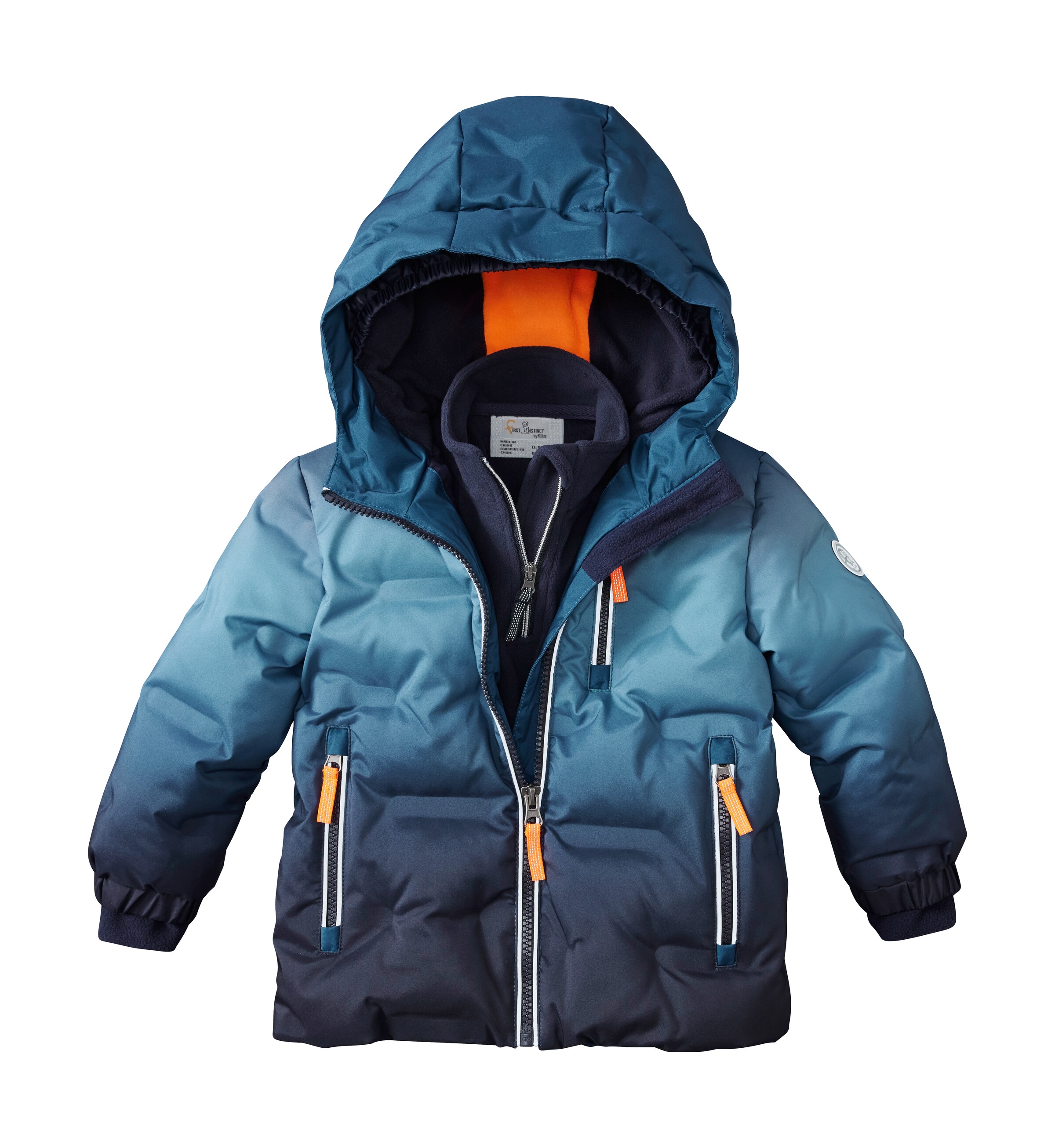 first instinct by killtec Steppjacke »FISW 39 MNS QLTD JCKT« Winddichte, wasserabweisende Kinderjacke mit Fleece und Schneefang
