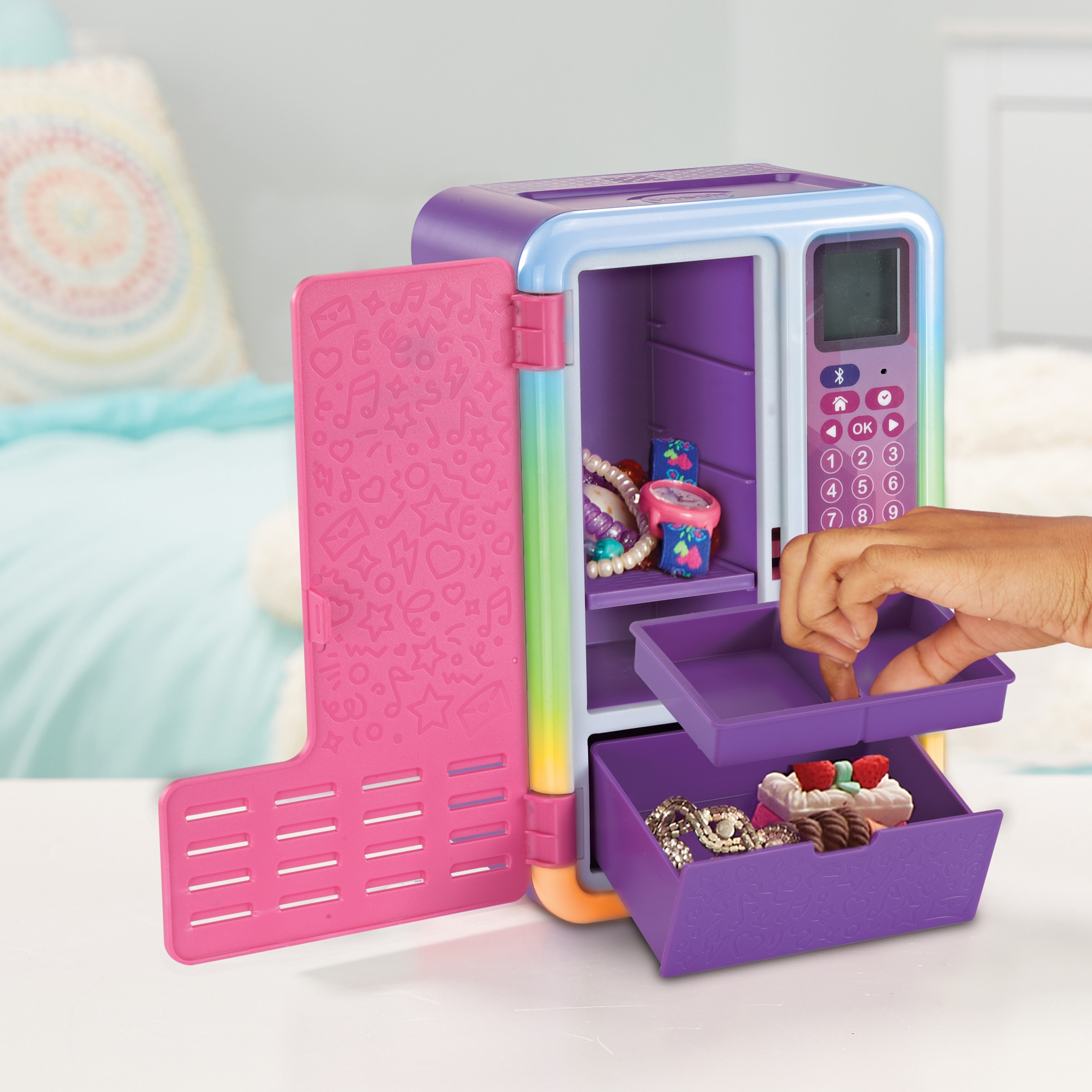 Vtech® Elektronisches Tagebuch »KidiSecrets Traumtresor Deluxe« mit leuchtendem Rahmen
