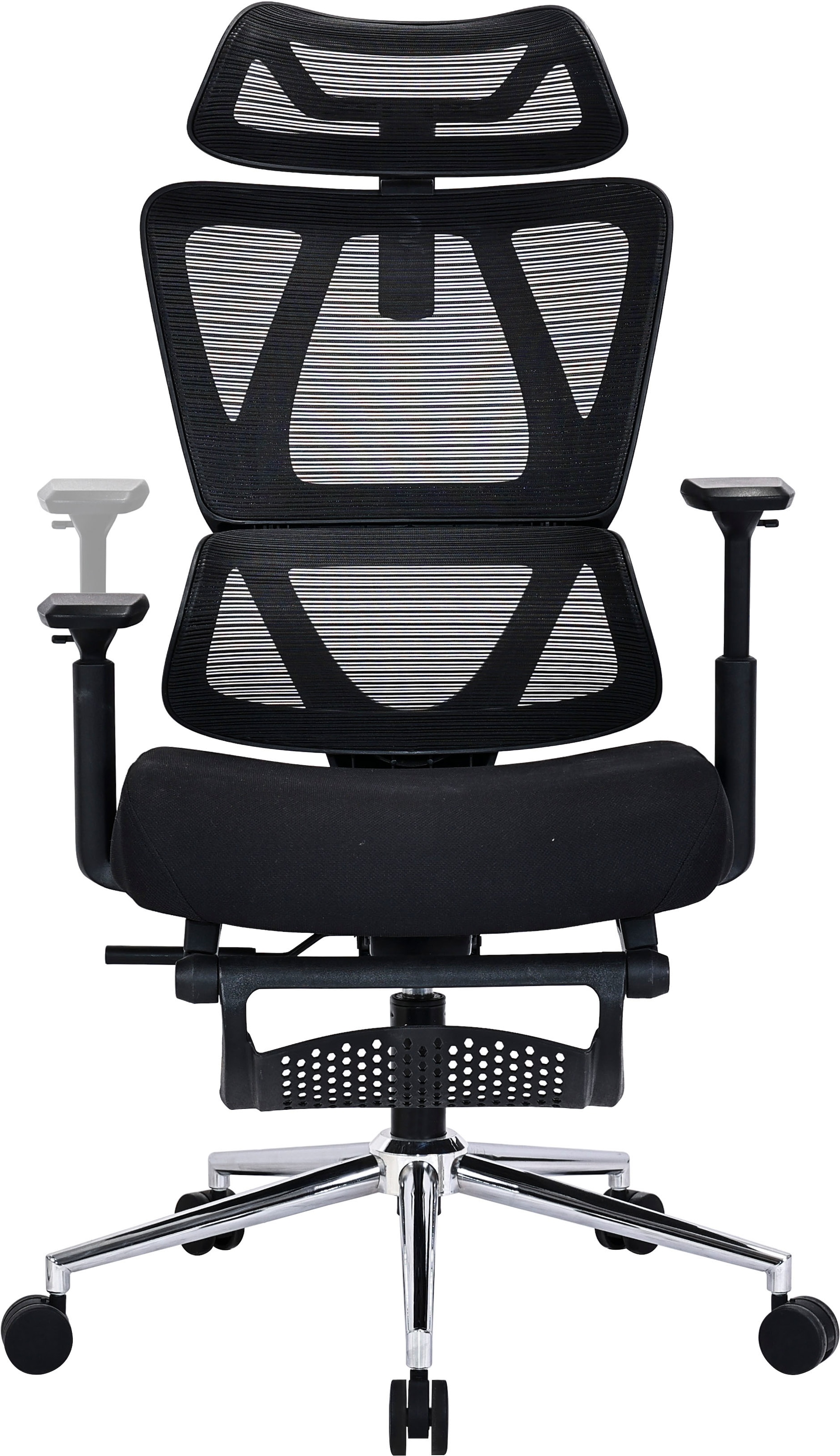 OTTO home Drehstuhl »Andora, moderner ergonomischer Schreibtischstuhl« () mit Fußstütze