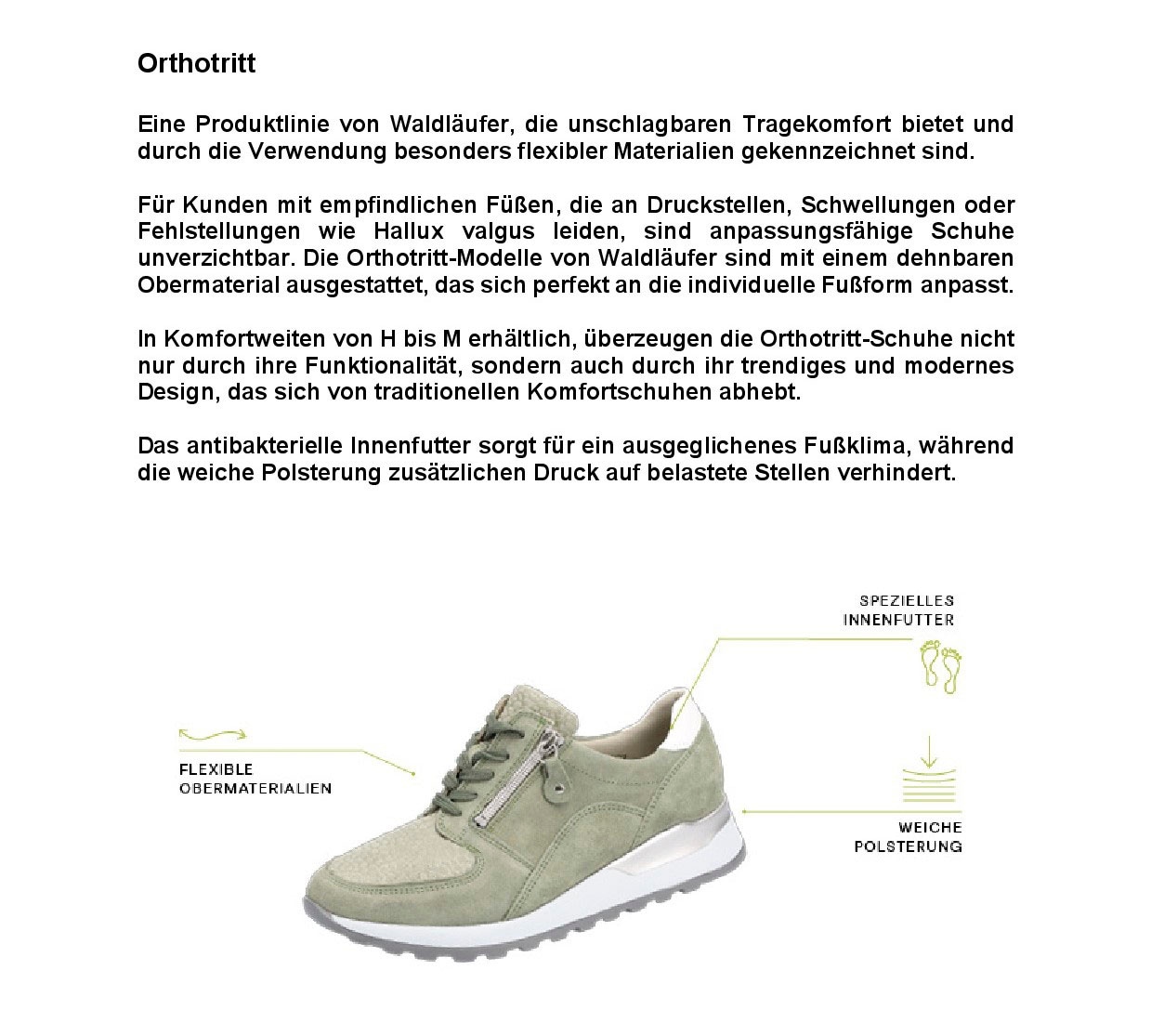 Waldläufer Sneaker »HAVY-Soft«, Freizeitschuh, Halbschuh, Schnürschuh in Komfortweite H (=sehr weit)