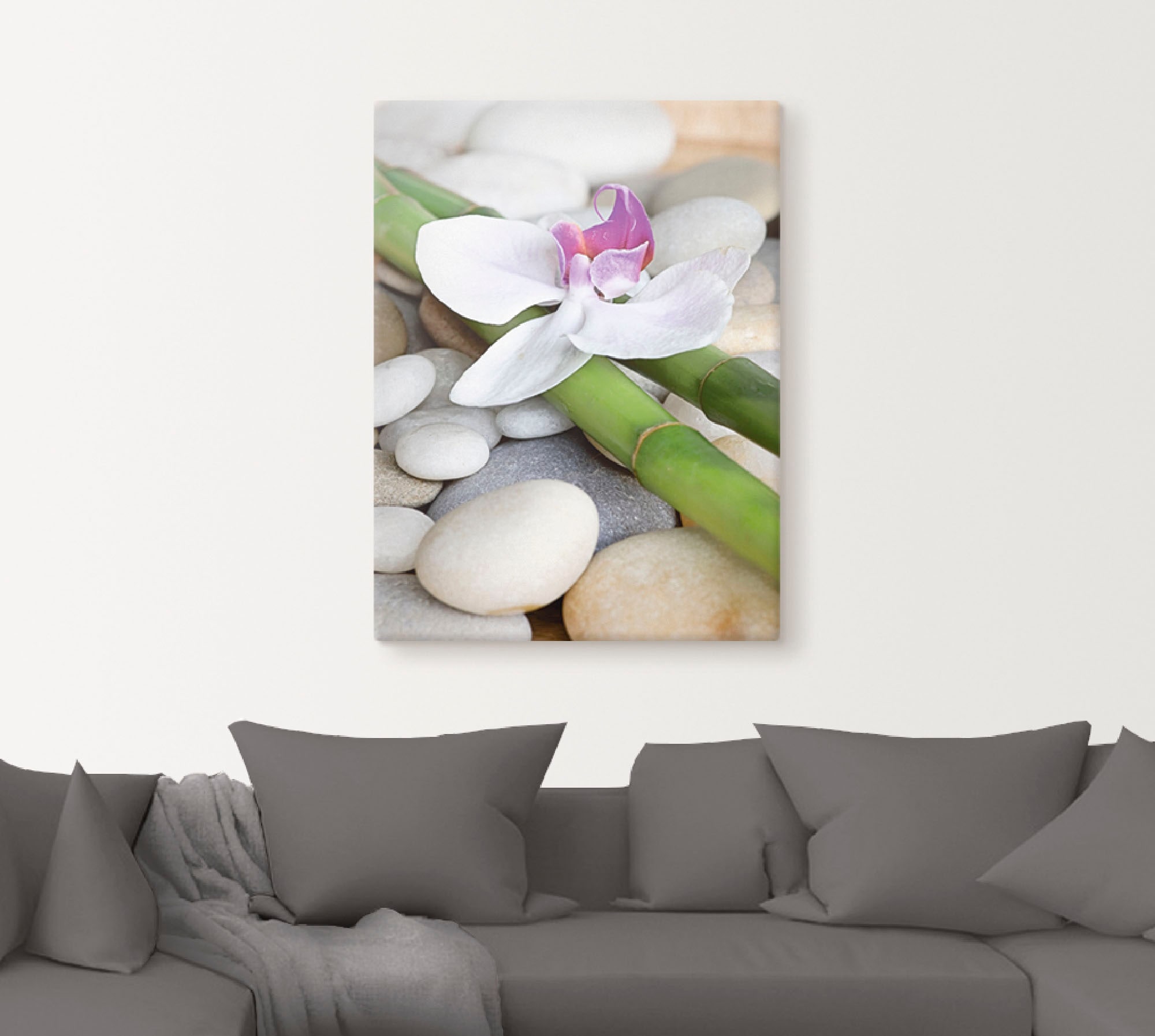 Artland Wandbild »Zen Orchidee«, Zen, (1 St.), als Alubild, Outdoorbild, Leinwandbild, Wandaufkleber, versch. Größen