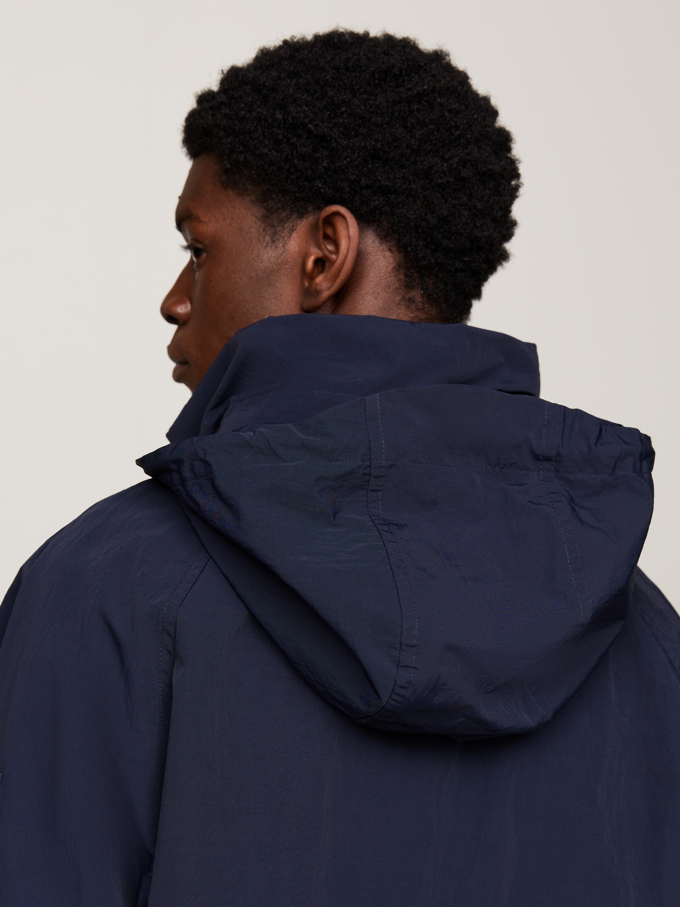 Tommy Hilfiger Blouson »REGATTA JACKET«, mit Kapuze, wasserabweisend, hochgeschlossen, mit verstaubarer Kapuze