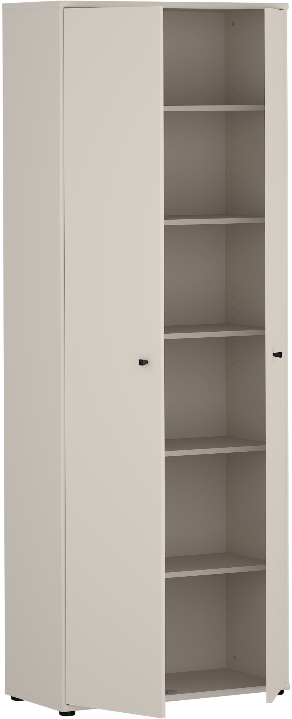 FORTE Schuhschrank »Tempra, Mehrzweckschrank, 2 Türen, Einlegeböden, Höhe 197,5 cm« B/H/T 73,7/197,5/34,8 cm