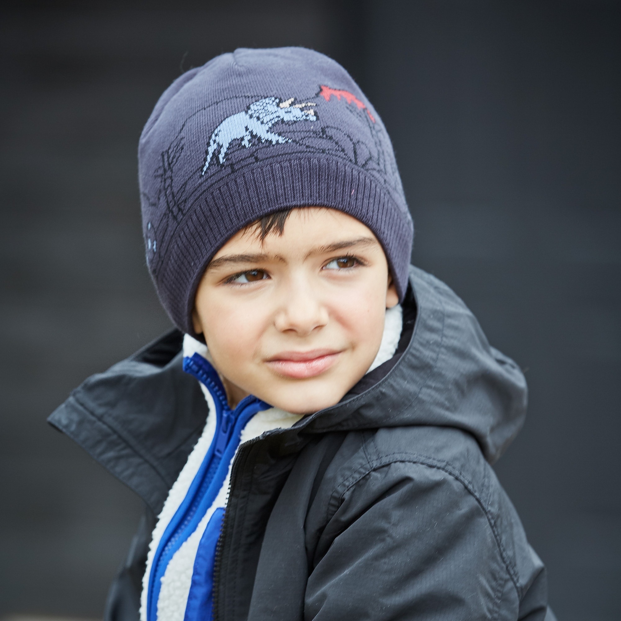 MAXIMO Strickmütze im Dino-Design