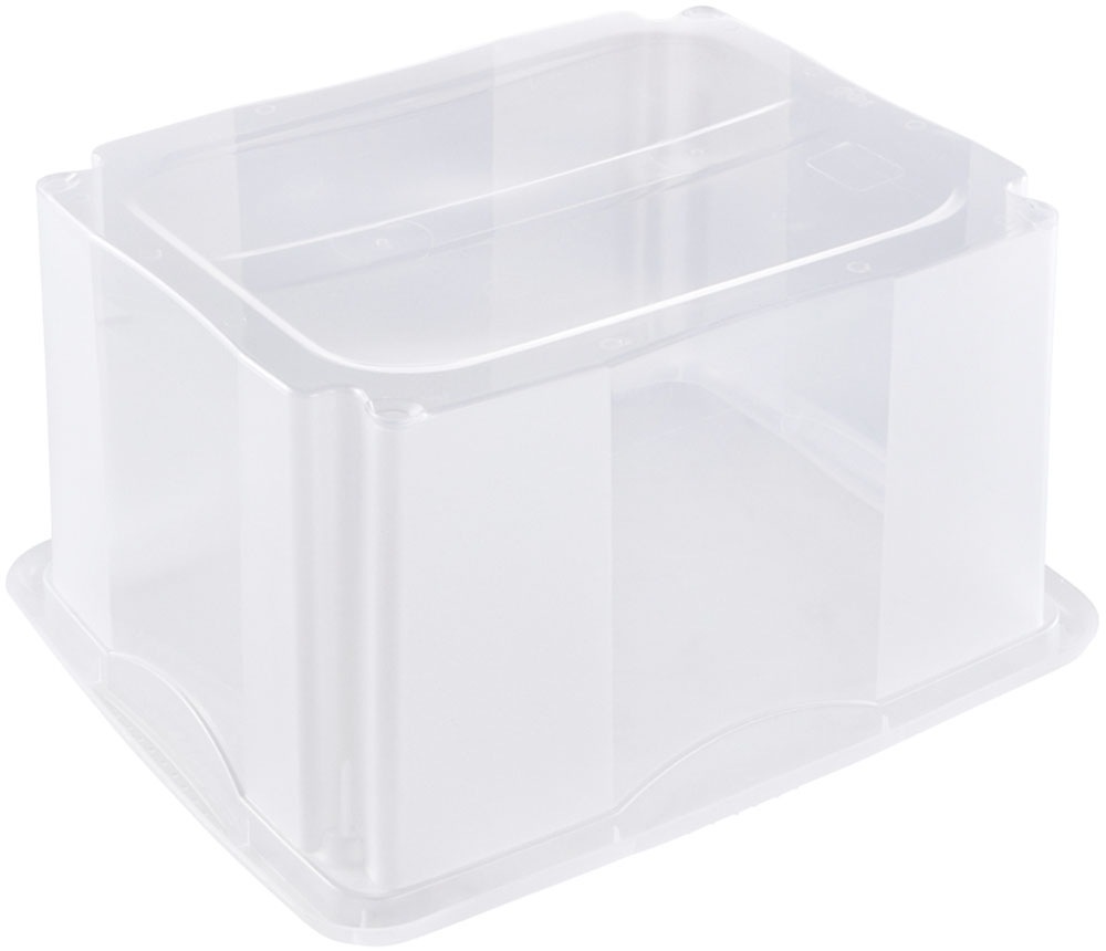 keeeper Aufbewahrungsbox »Emil, 3er Set, 24 L, 41 x 34,5 x 22 cm« ineinander und aufeinander stapelbar