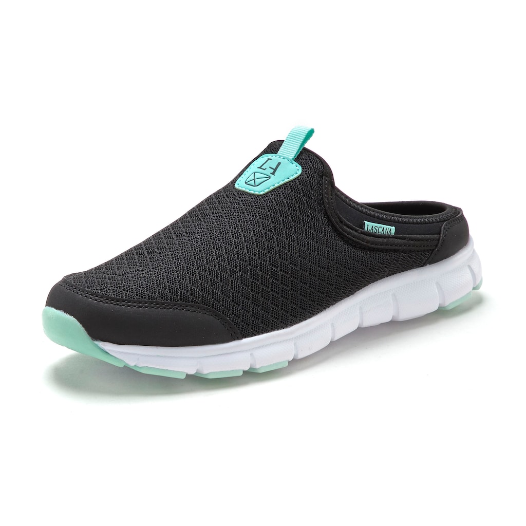 LASCANA Slip-On Sneaker, Sabot aus leichtem Mesh-Material