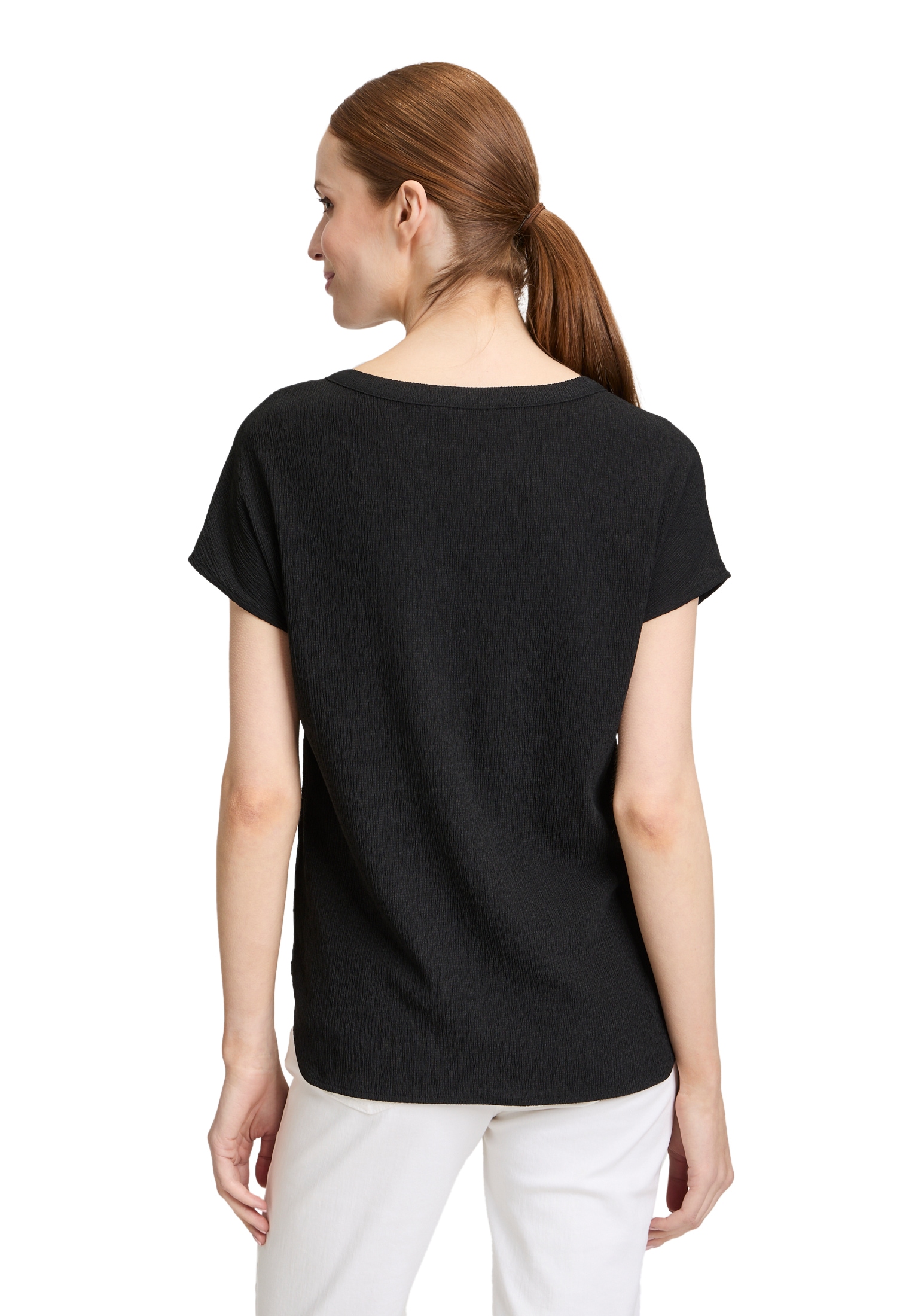 Betty Barclay Kurzarmshirt »Basic Shirt mit V-Ausschnitt«