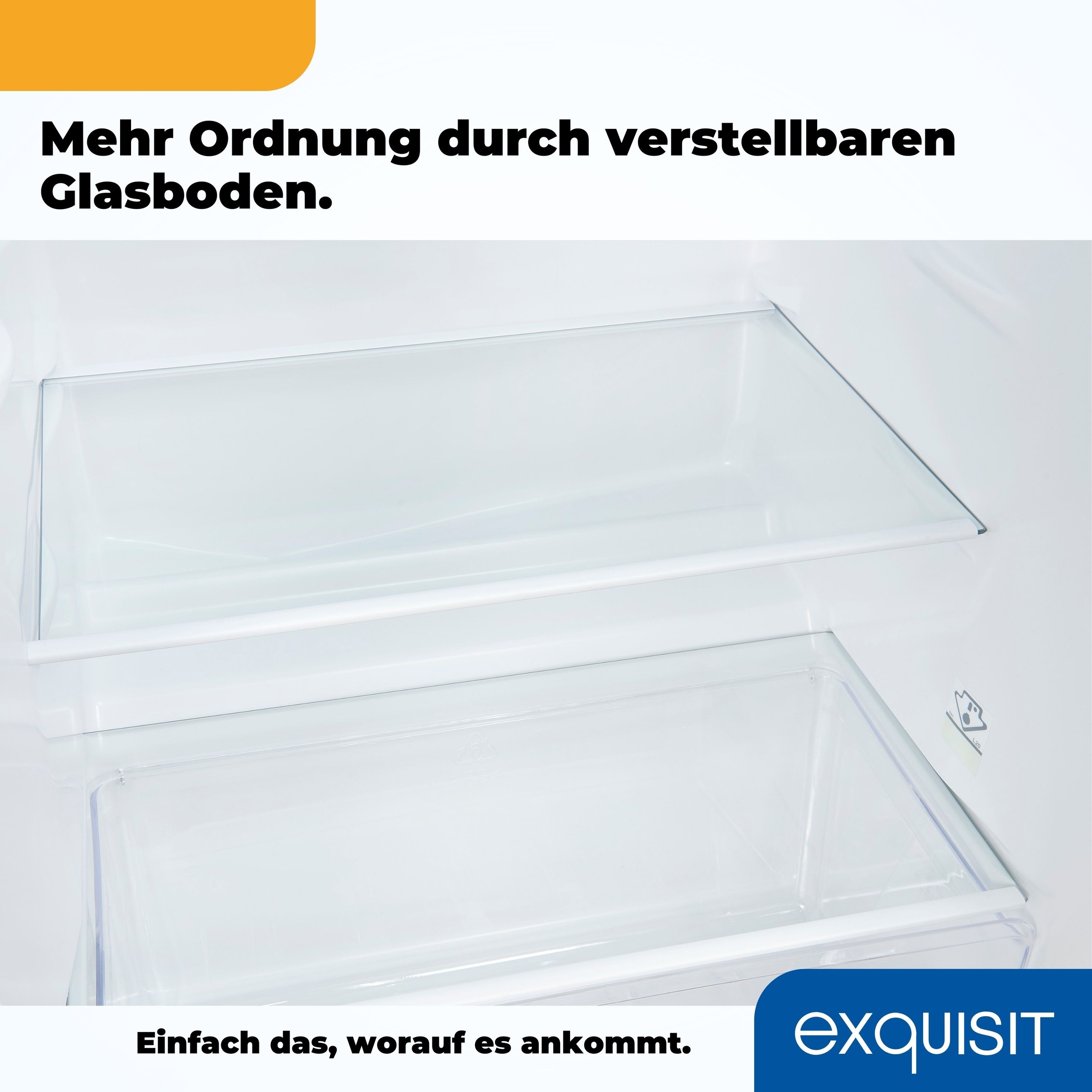 exquisit Kühl-/Gefrierkombination »KGC270-45-040D«