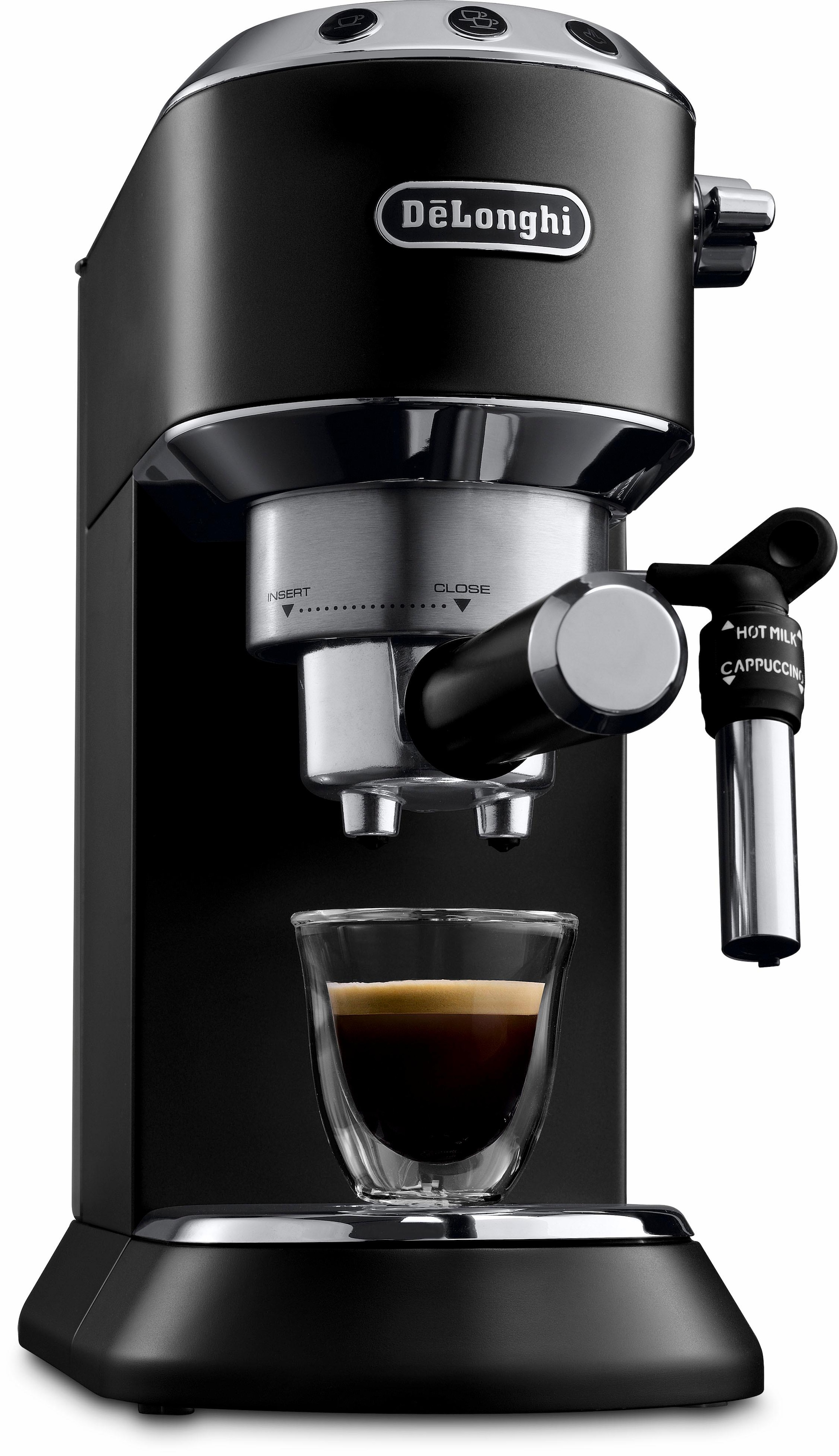 De'Longhi Siebträgermaschine »Dedica Style EC 685.B«, 1350 Watt, 15 Bar