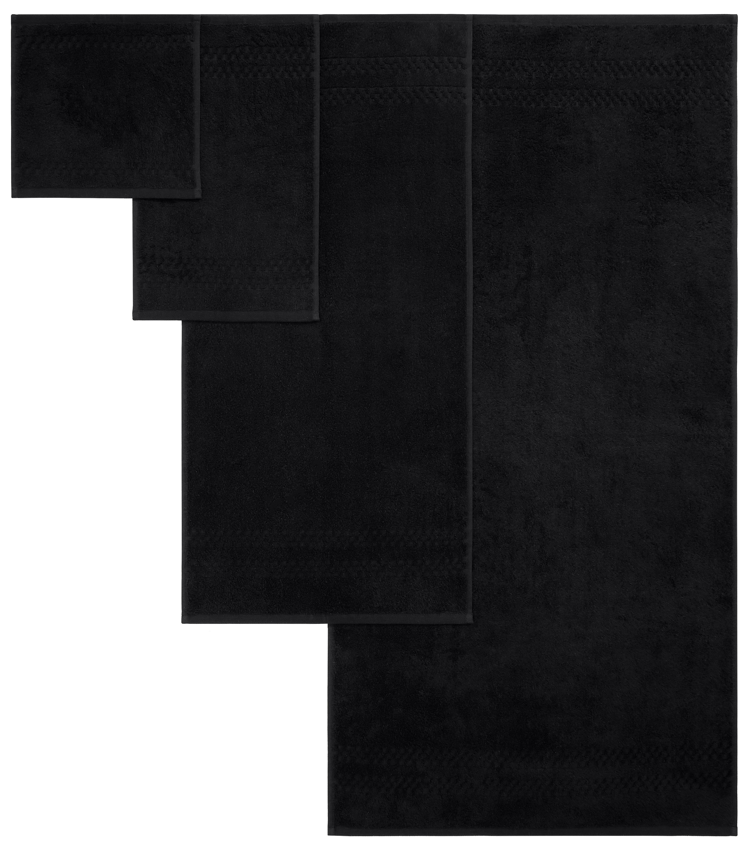 Home affaire Handtuch Set »Regona, auch als 10 tlg Set, Serie, Premium Handtücher, 500 gr/m²«, (10 St., 2 Duschtücher 70 x 140 cm-4 Handtücher 50 x 100 cm-2 Gästetücher 30 x 50 cm-2 Seiftücher 30 x 30 cm), 100% Baumwolle