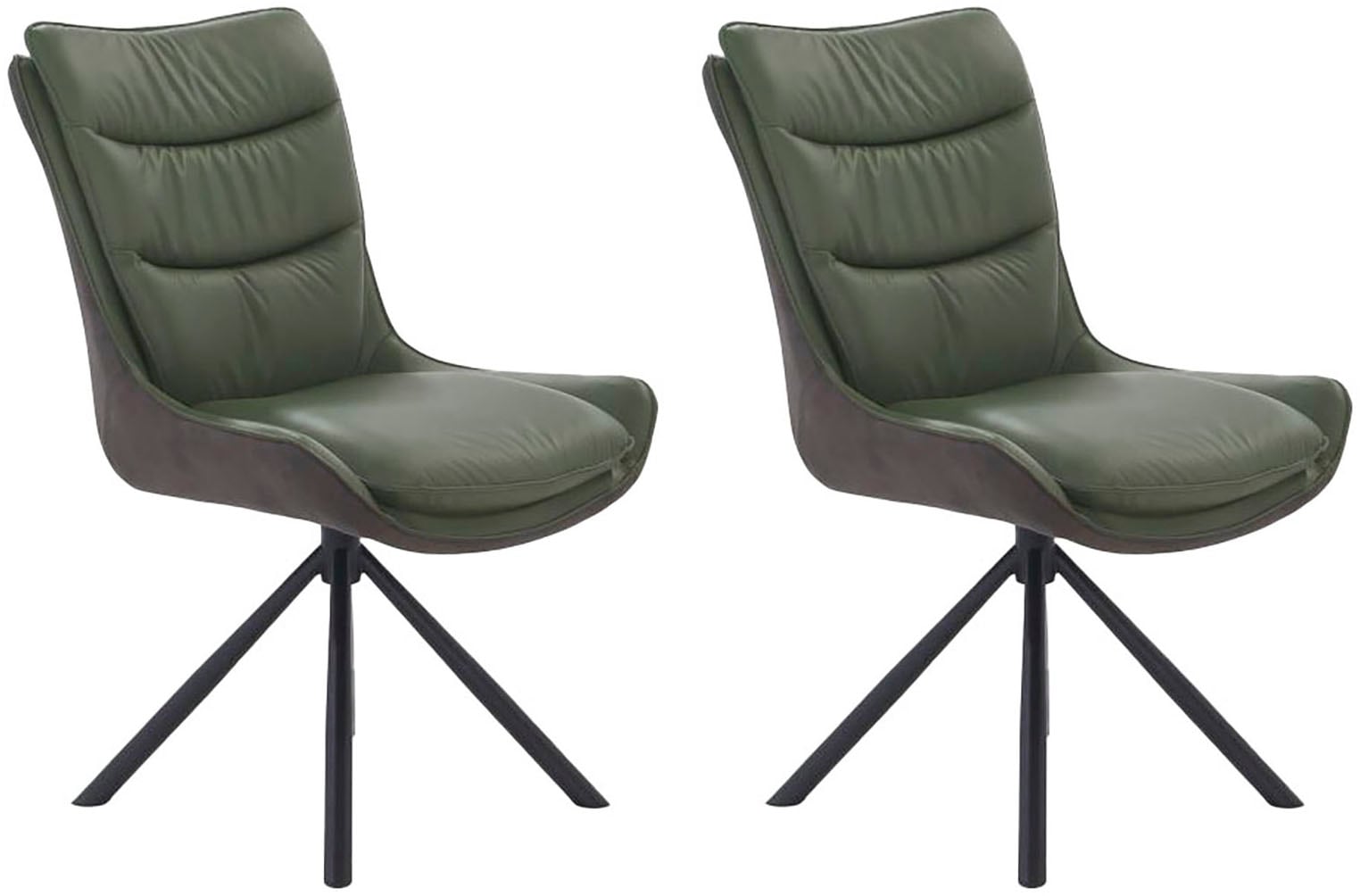 Jockenhöfer Gruppe "Maurice (Set, 2 St.)" (Set) 2 Stk.Echtleder, inklusive Drehfunktion (360), bis 150kg belastbar