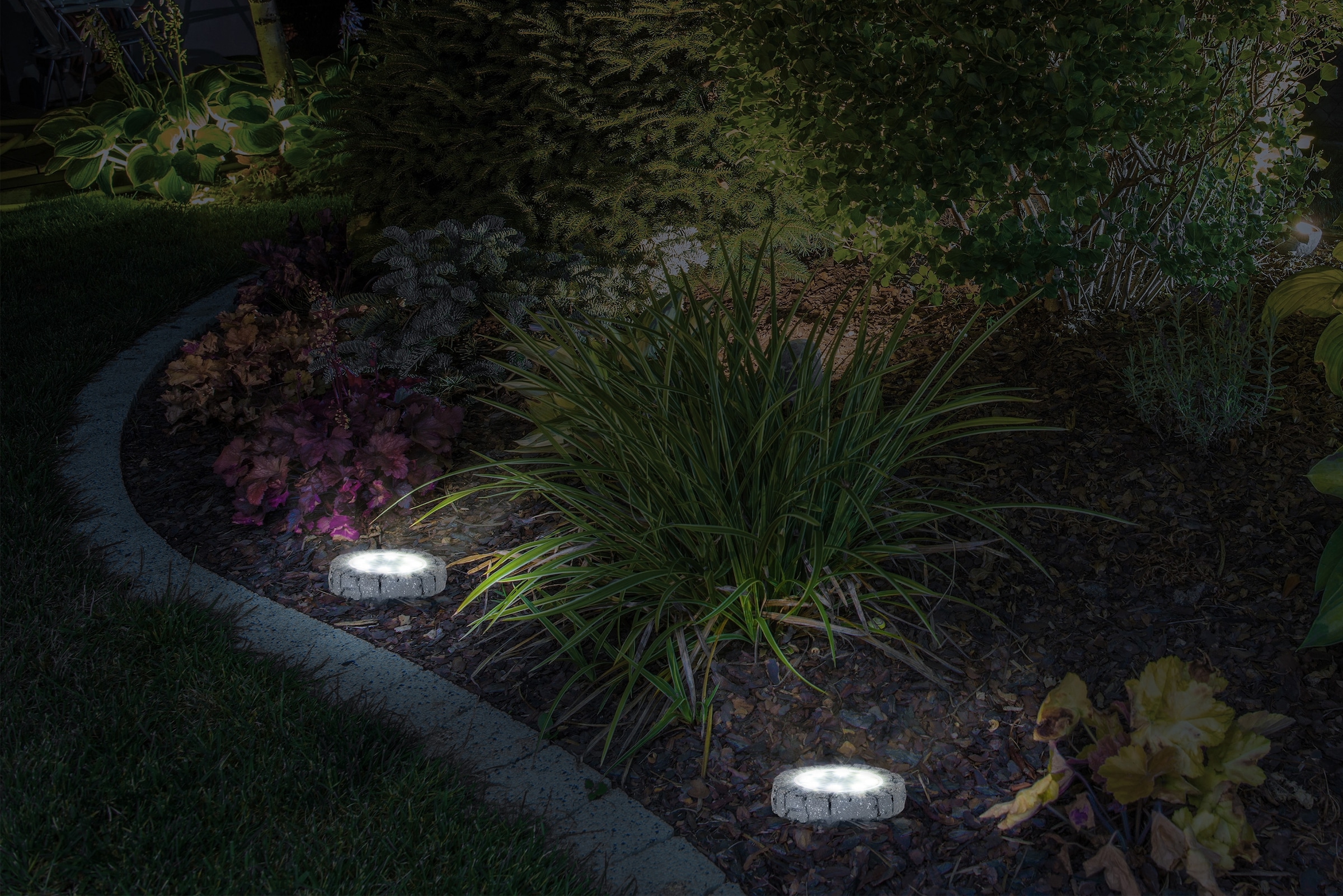 näve LED Gartenleuchte »Kian«, Leuchtmittel LED-Modul | LED fest integriert, LED Solar-Boden-Erdspieß, 6er Set