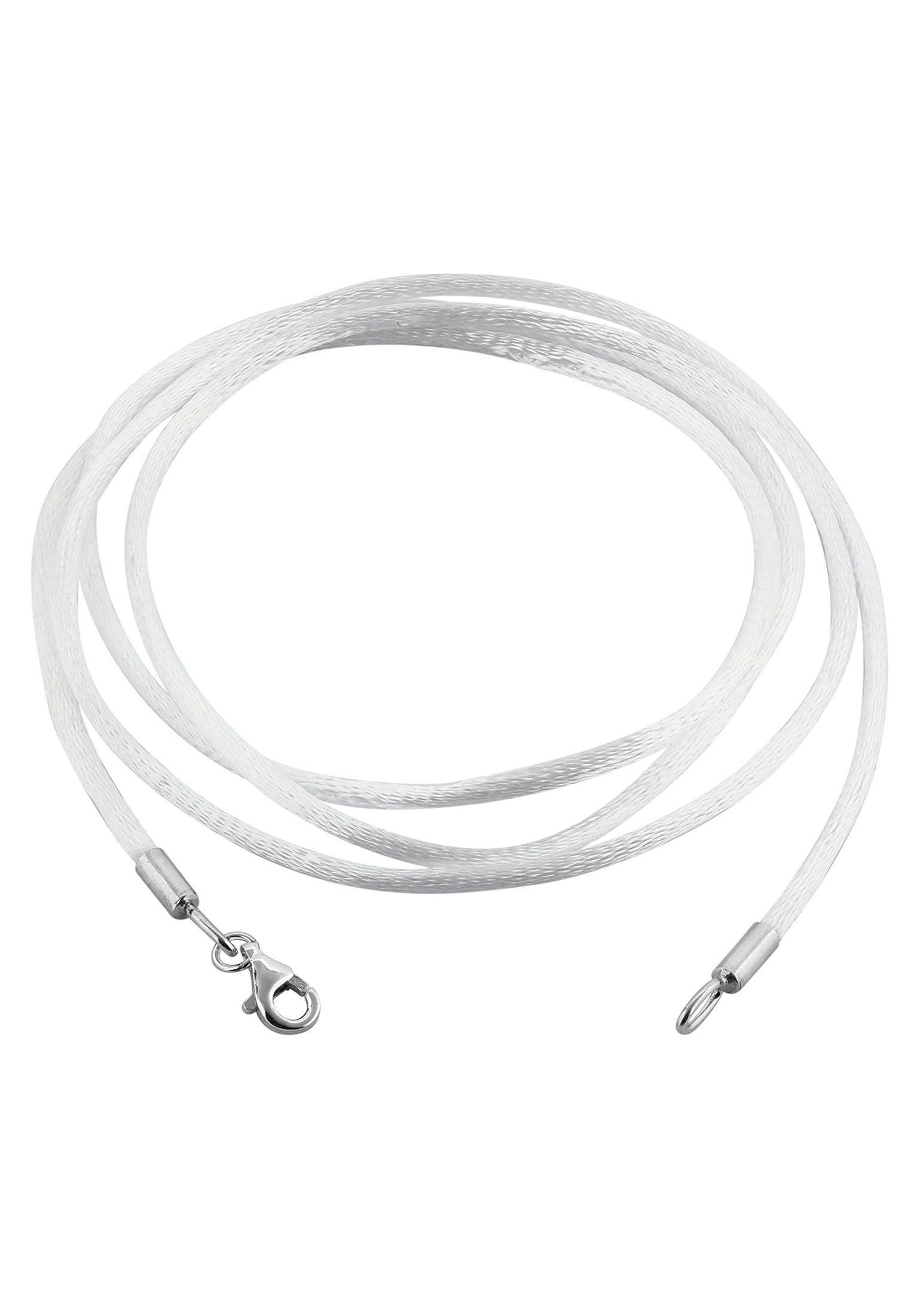 Nenalina Kette ohne Anhänger »Halskette Seidenband Kette Basic Kombinierbar 925 Silber«