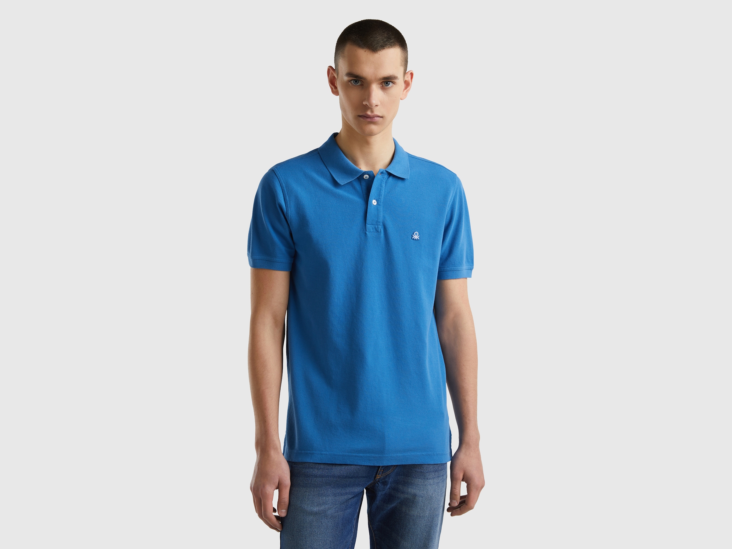 United Colors of Benetton Poloshirt, mit Logo in Brusthöhe