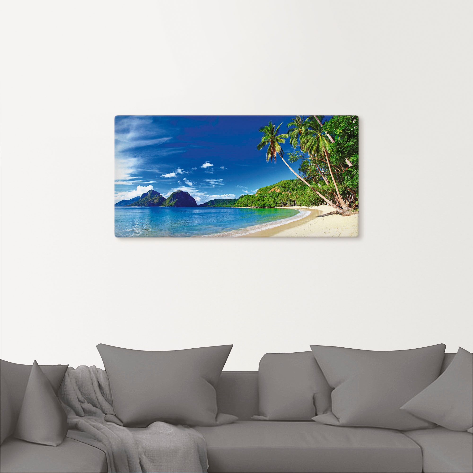 Artland Wandbild »Paradies«, Küste, (1 St.), als Leinwandbild, Poster, Wandaufkleber in verschied. Größen