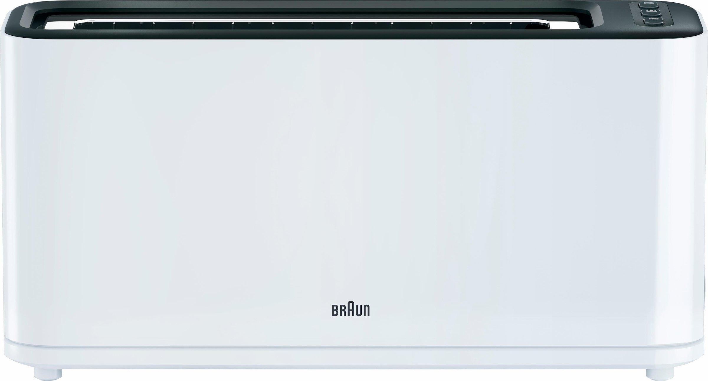 Braun Toaster »HT 3110 WH«, 1 langer Schlitz, für 2 Scheiben, 1000 W